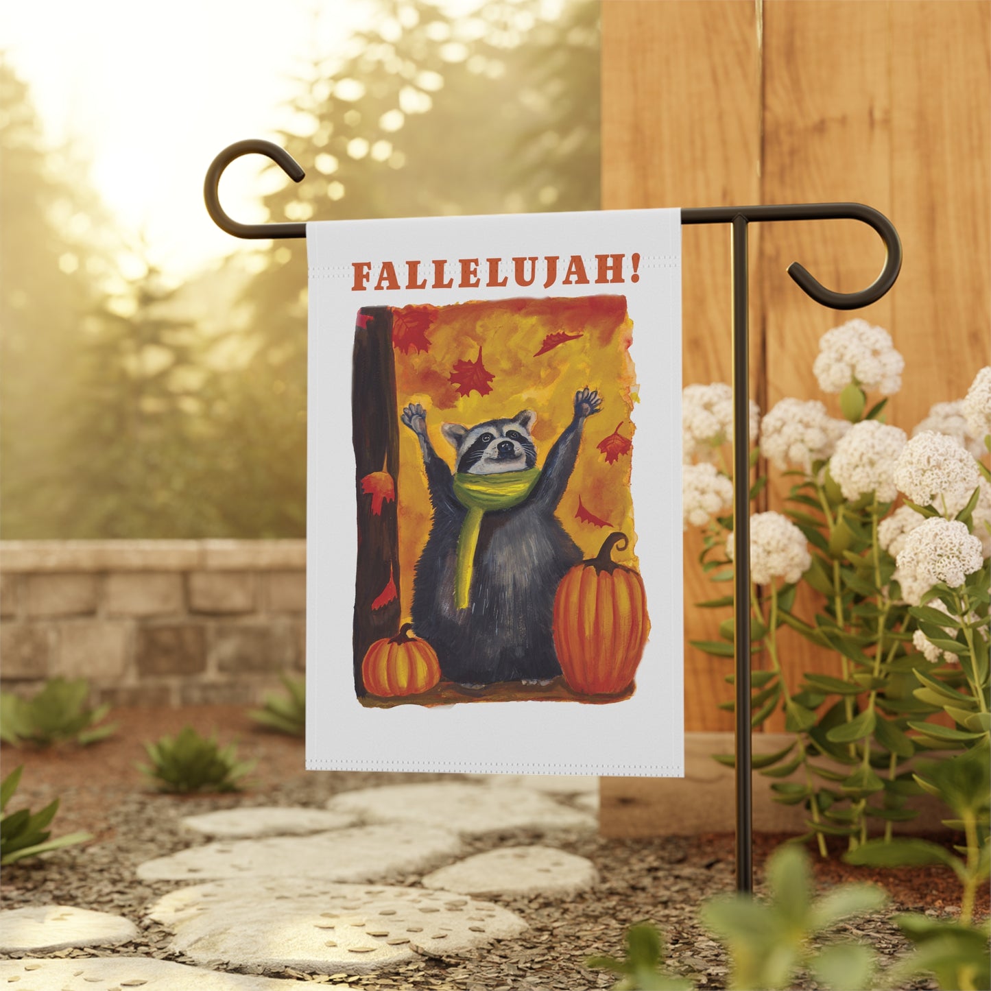 Cute Fall Decor, Outdoor Patio Front Yard Sign, cute Halloween decorations, Fall decor, cute flag banner for home Garden & House Banner