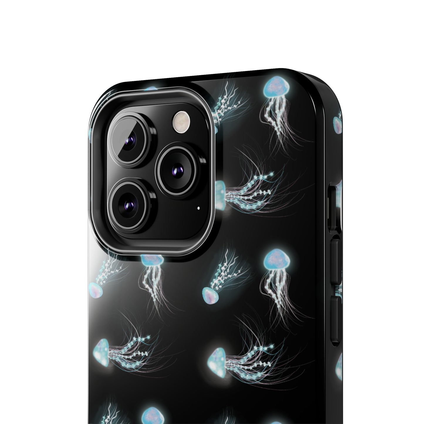 Bioluminescent Jellyfish Phone Case, Cool Trippy Psychedelic Phone Case, Glowing Jellyfish, Bioluminescent Art Cool Phone Case