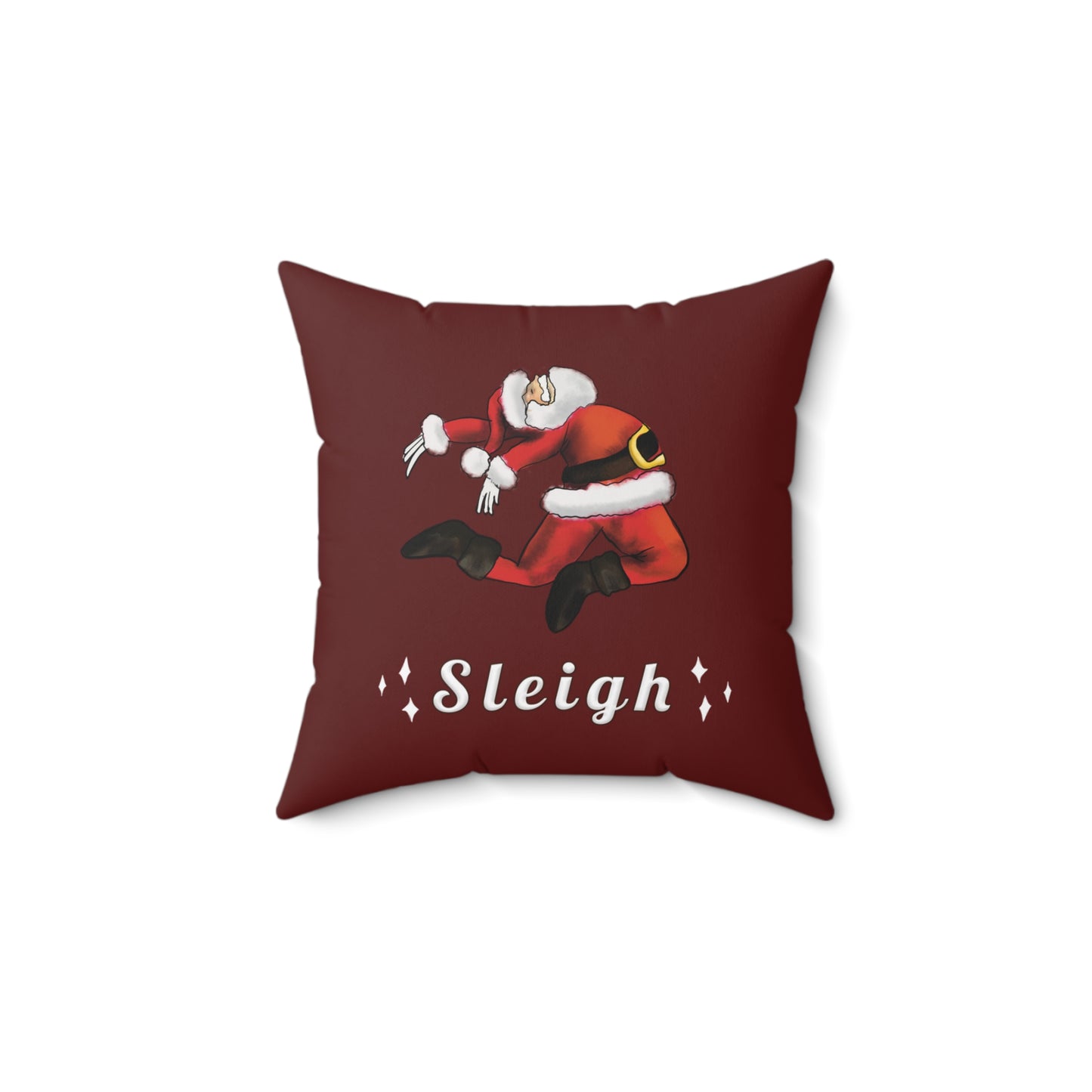 Funny Dancing Santa Christmas Pillow, seasonal decor pillow, Christmas santa pillow, ballet santa, home decorations christmas, cute holiday decor, christmas home decor