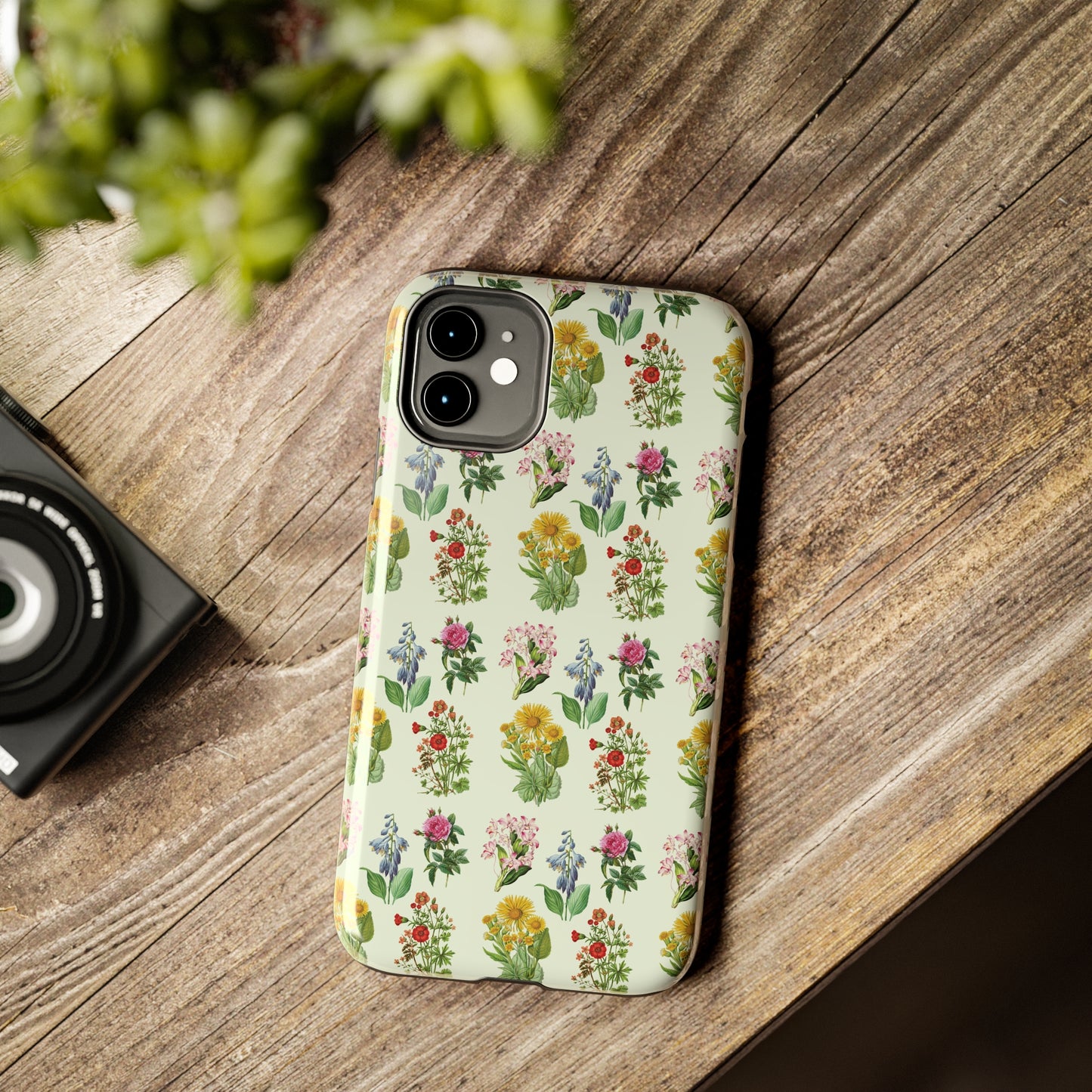 Pretty Floral Phone Case, Cute Vintage Antique Flower Phone case, sunflower Rose 19th century painting Phone Case Pattern