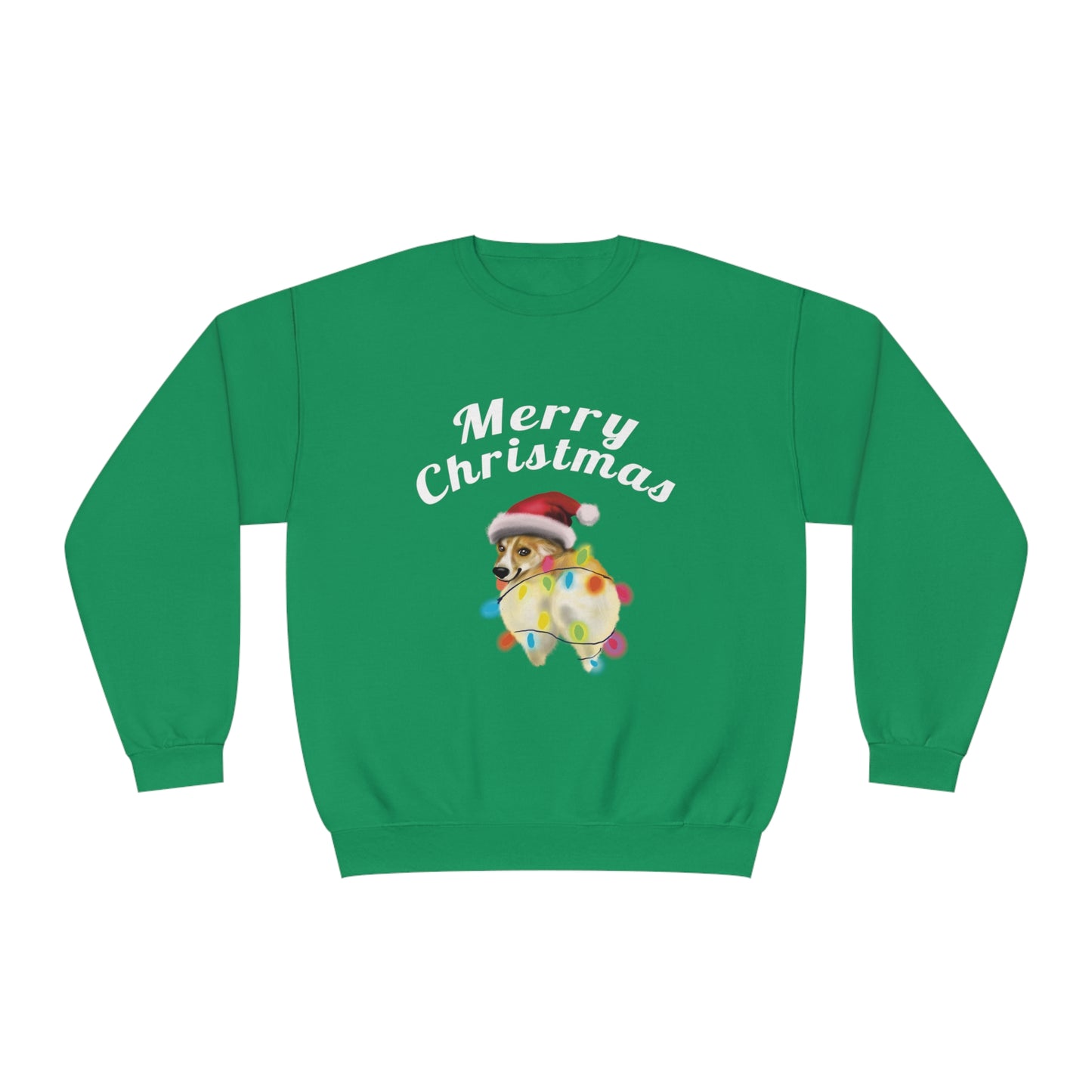 Funny Corgi Dog christmas Sweatshirt, Corgi Christmas, Corgi booty, corgi dog mom gift, funny pet portrait gift, christmas dog corgi