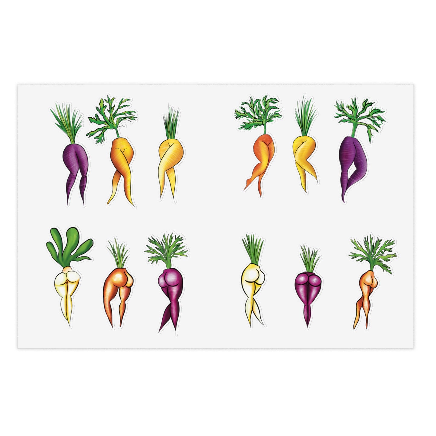 Sexy Veggies Sticker Sheets