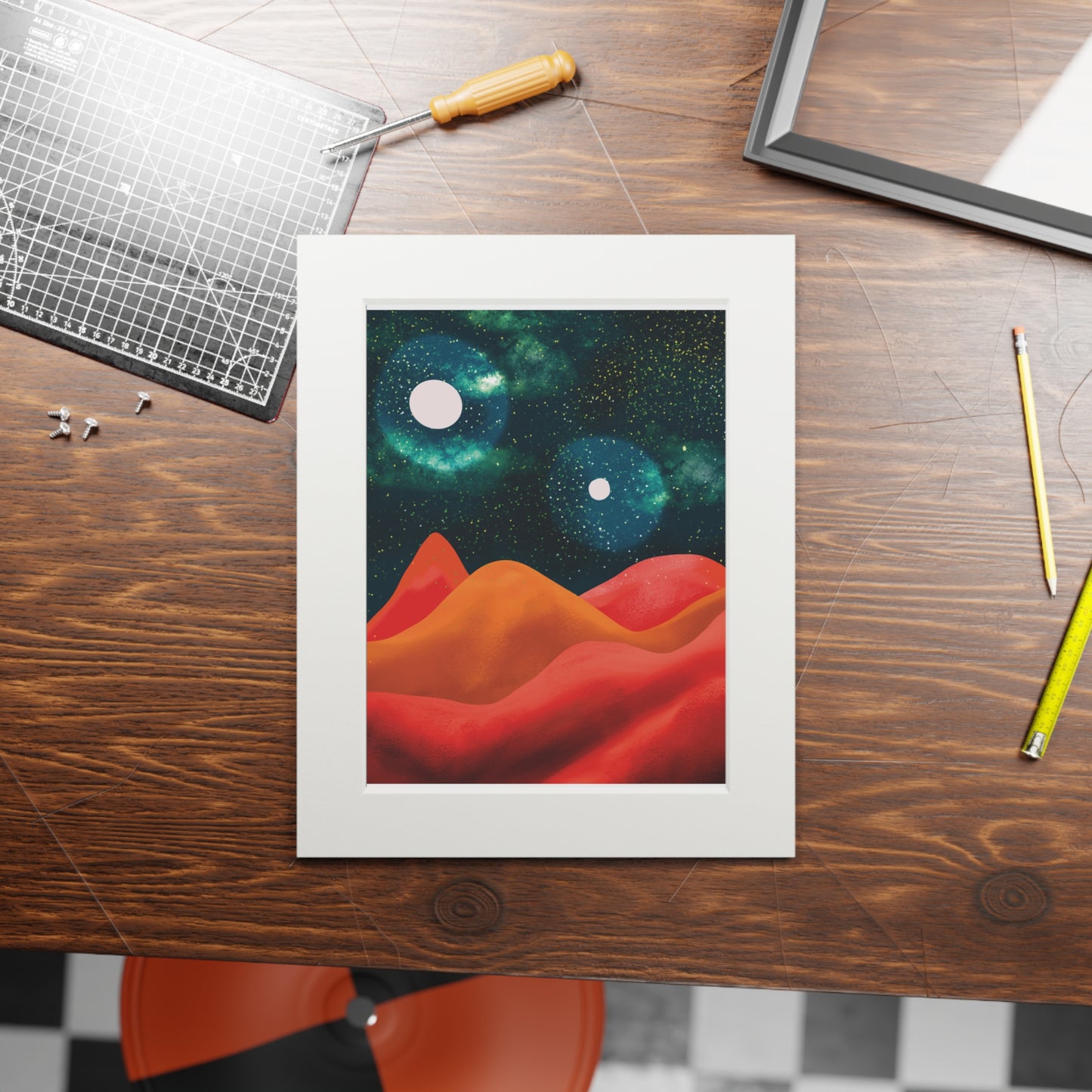 Fine Art Prints (Passepartout Paper Frame)