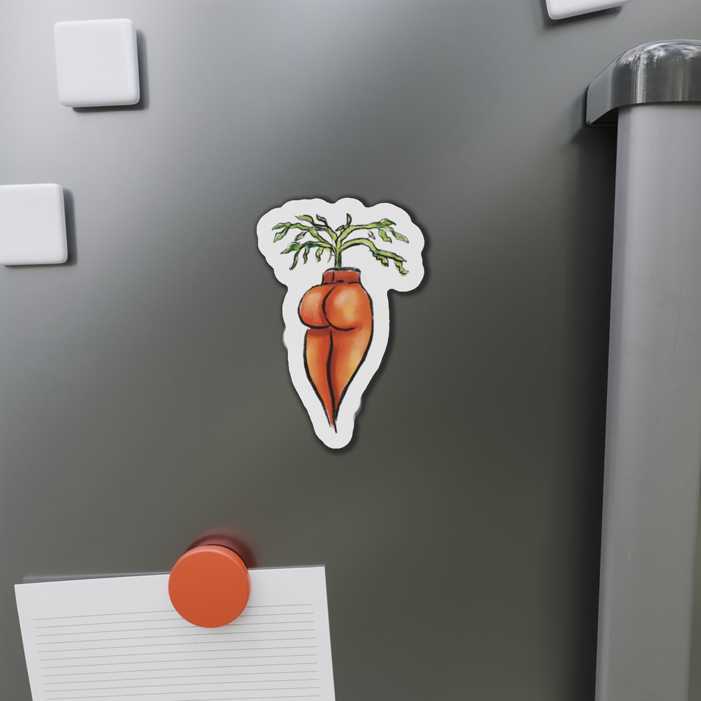 Sexy Carrot Ass Fridge Magnet