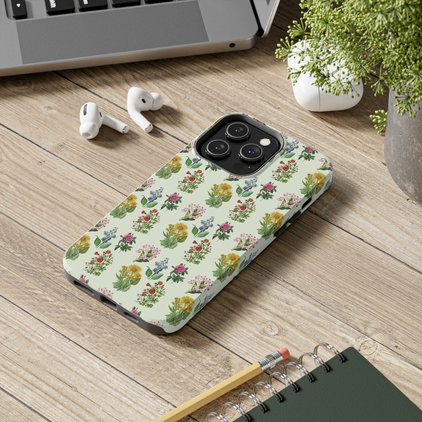 Pretty Floral Phone Case, Cute Vintage Antique Flower Phone case, sunflower Rose 19th century painting Phone Case Pattern