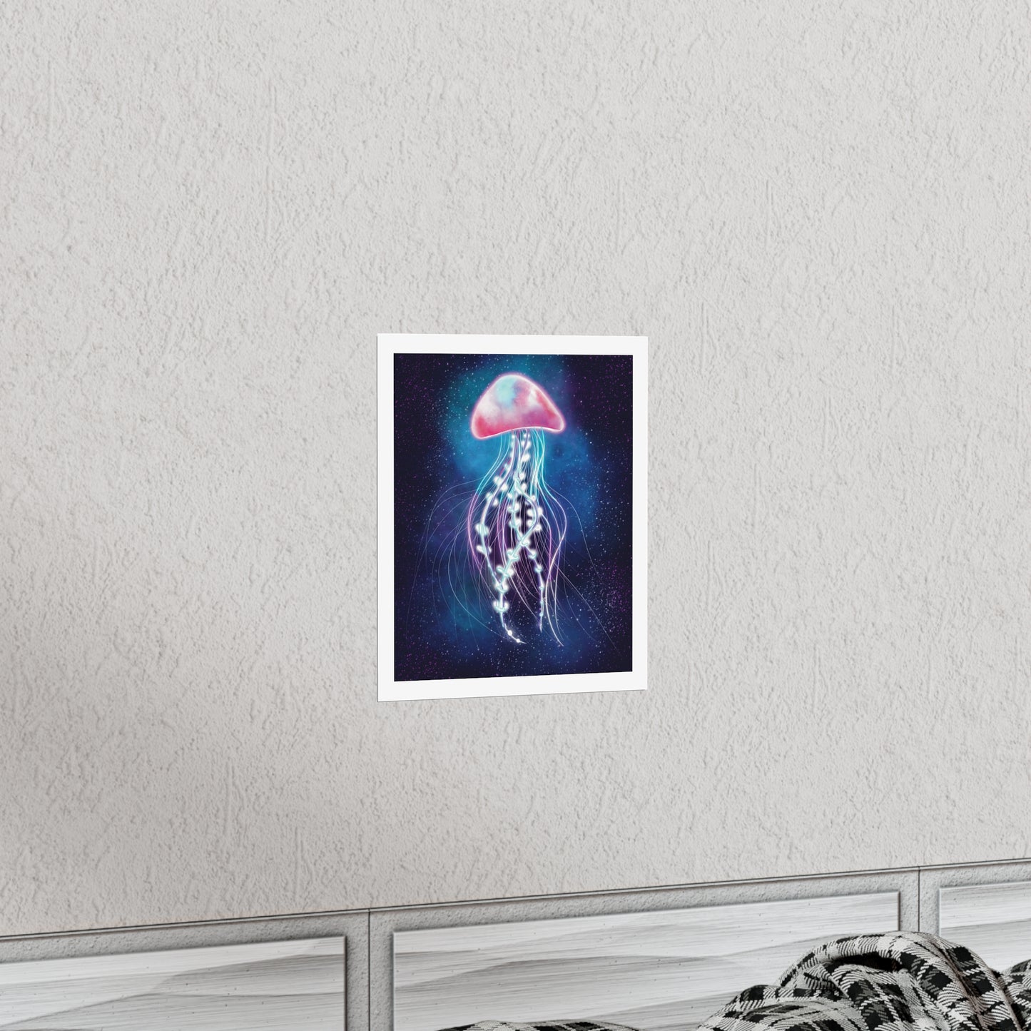 Bioluminescent Jellyfish Poster