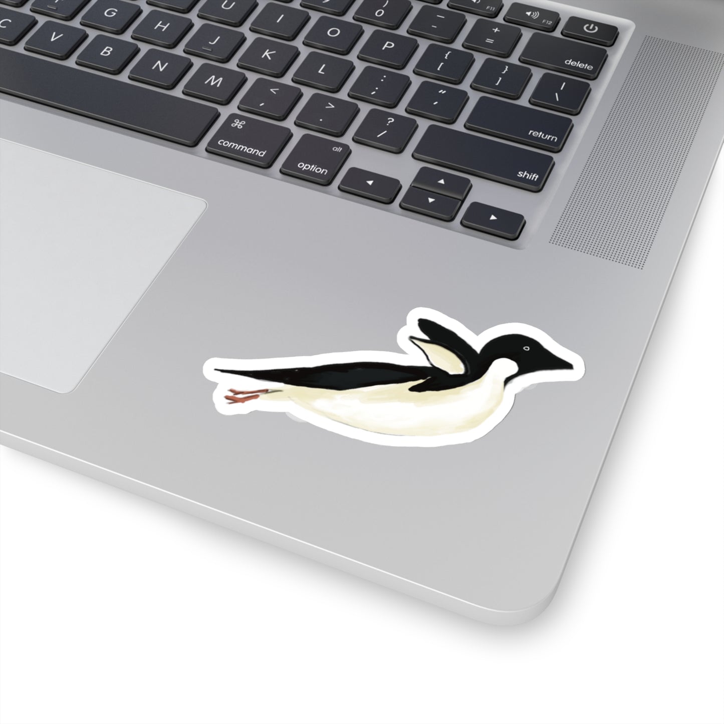 Jumping Penguin Sticker