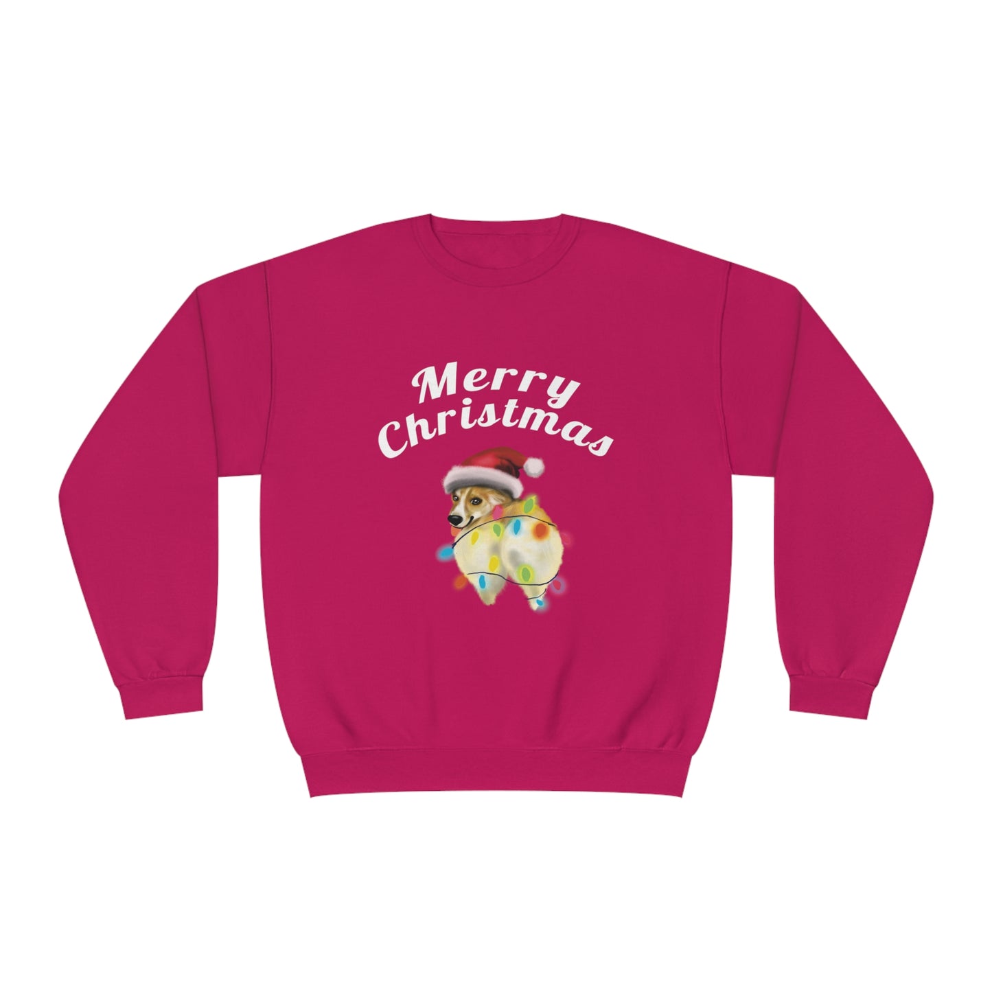 Funny Corgi Dog christmas Sweatshirt, Corgi Christmas, Corgi booty, corgi dog mom gift, funny pet portrait gift, christmas dog corgi