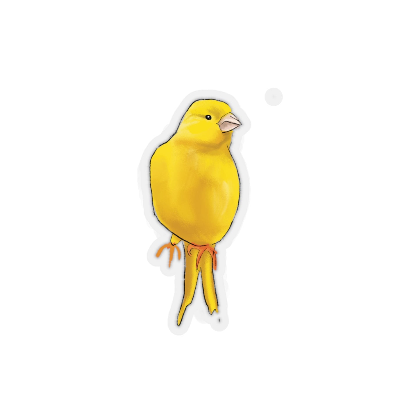 Finch Illustration Sticker