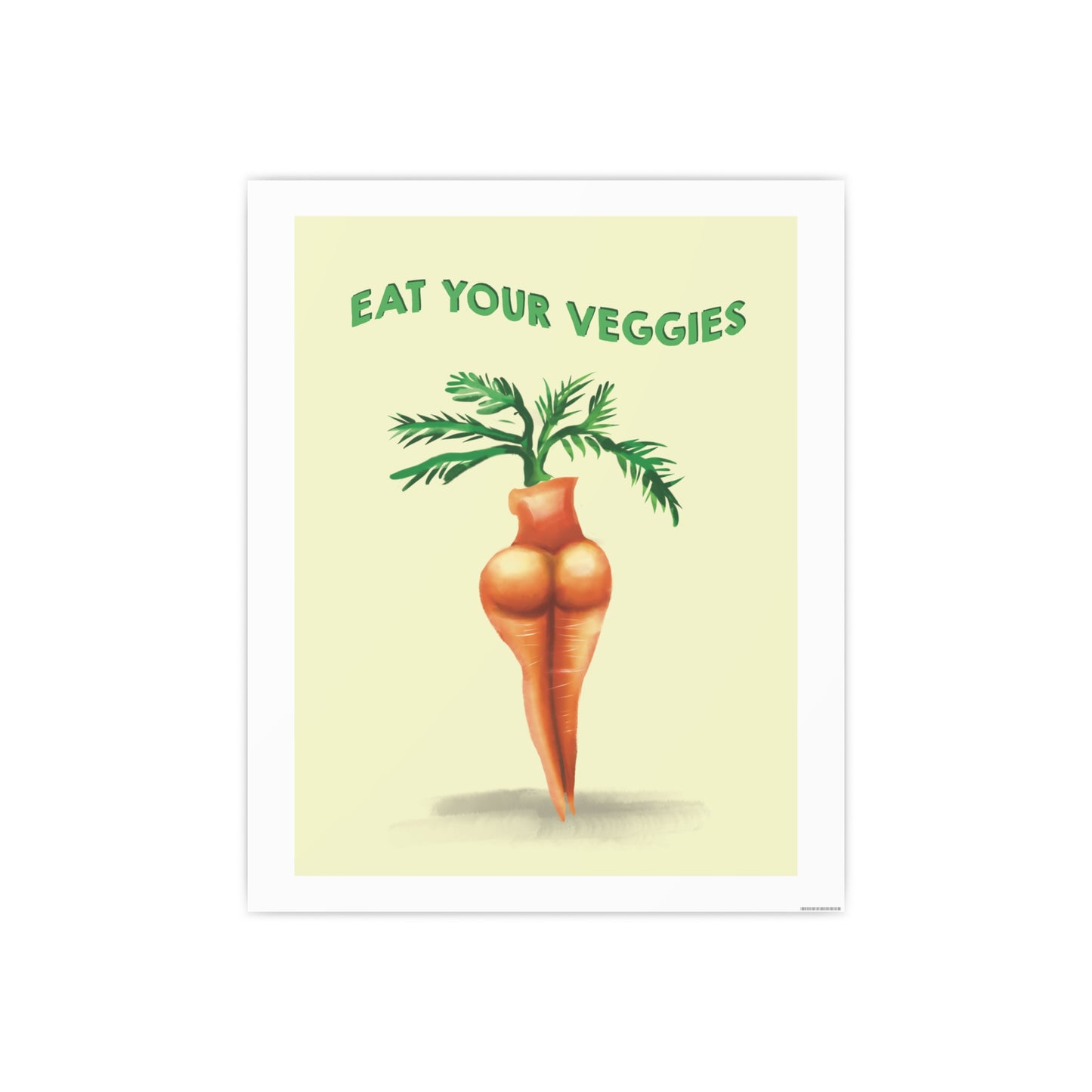 Eat Your Veggies Art Poster