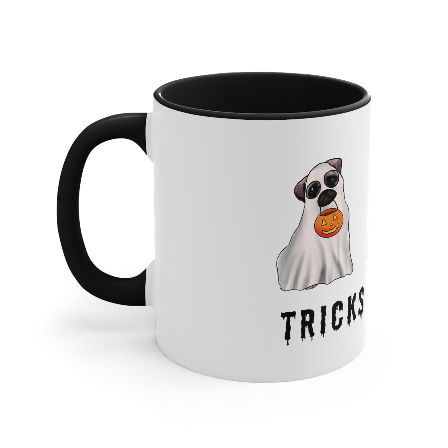 Halloween Dog ghost Mug cute, Funny Halloween Ghost dog mug, Dogs in costume mug, adorable dog lover mug