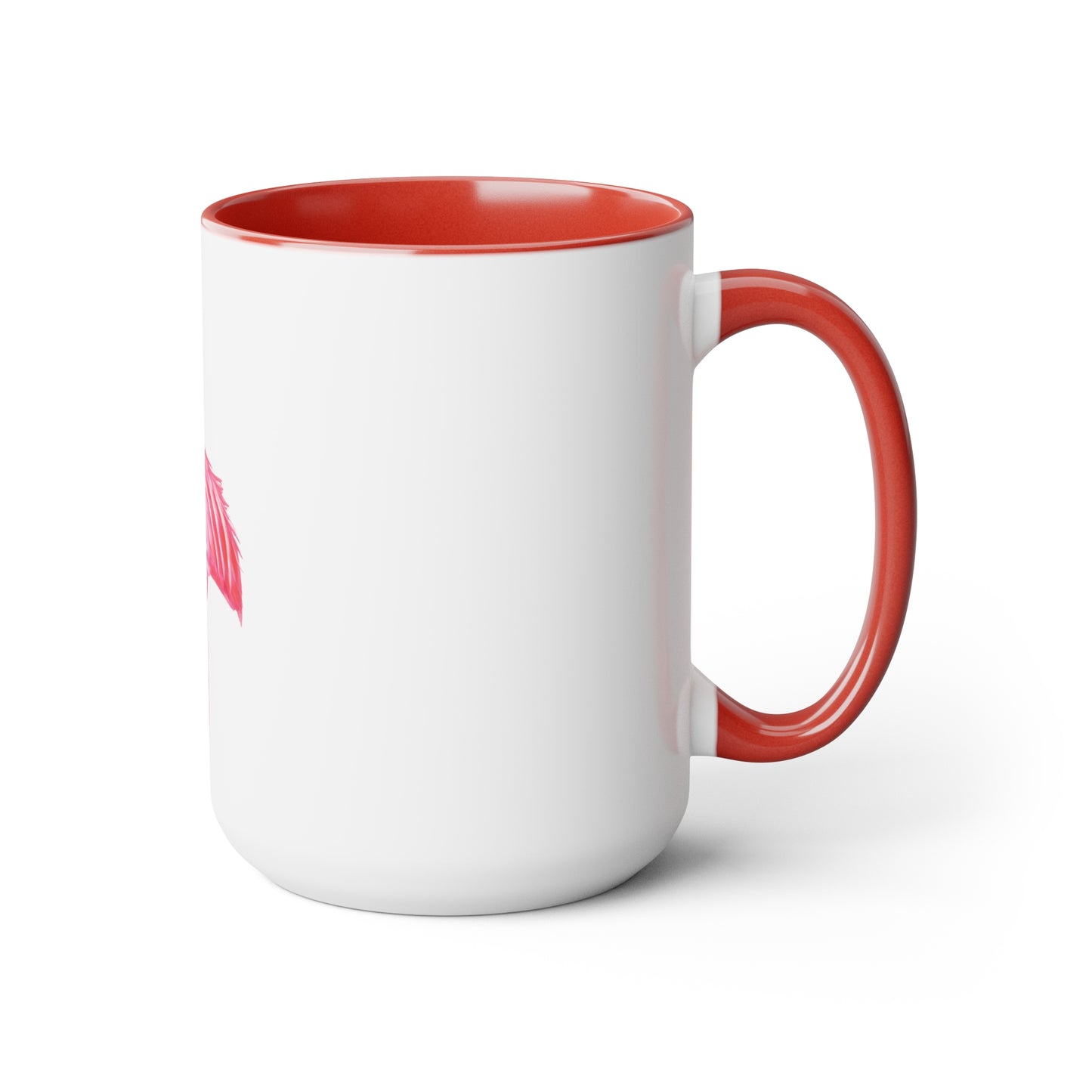 Pink Flamingo Mug, 15 oz