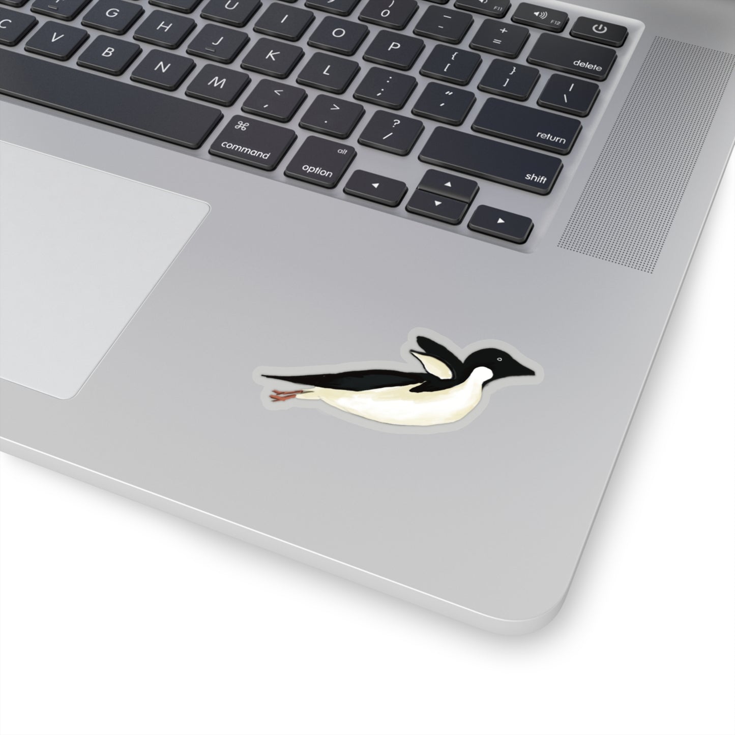 Jumping Penguin Sticker