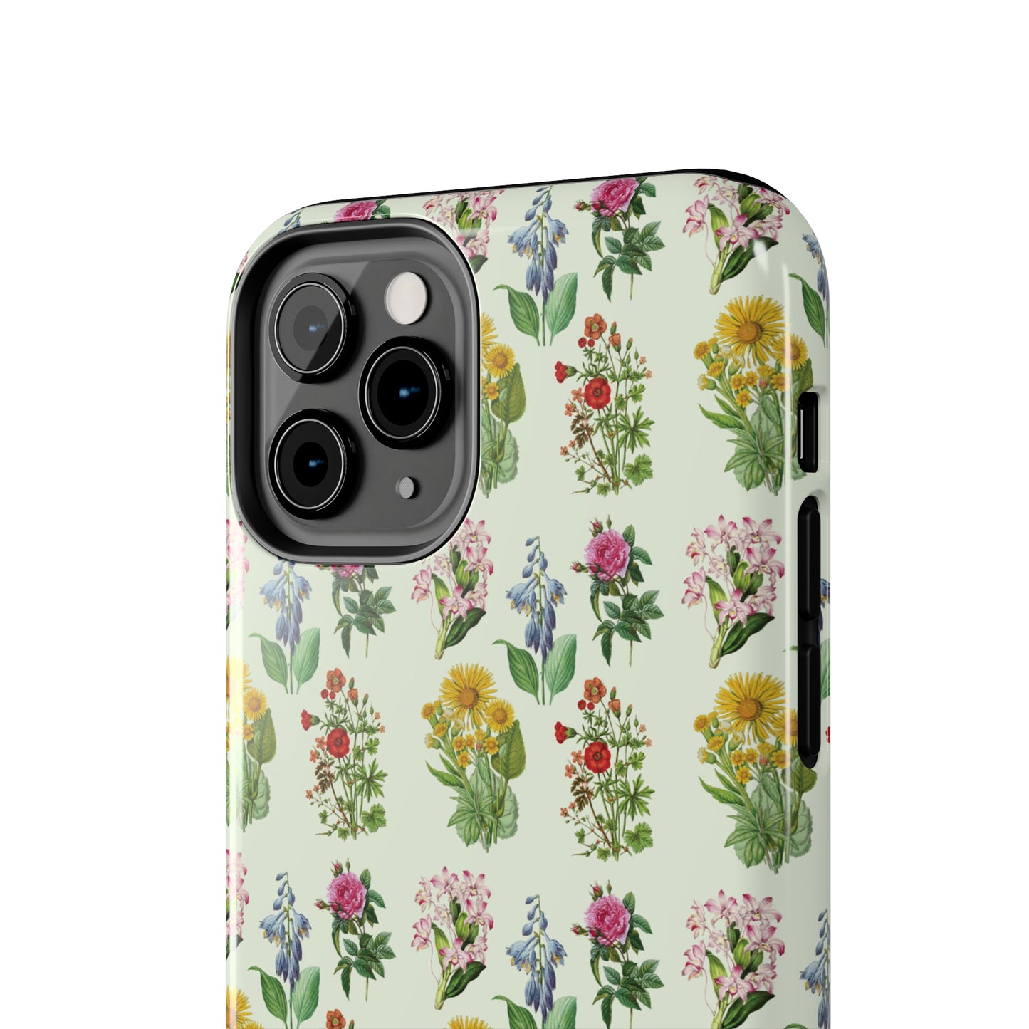 Pretty Floral Phone Case, Cute Vintage Antique Flower Phone case, sunflower Rose 19th century painting Phone Case Pattern