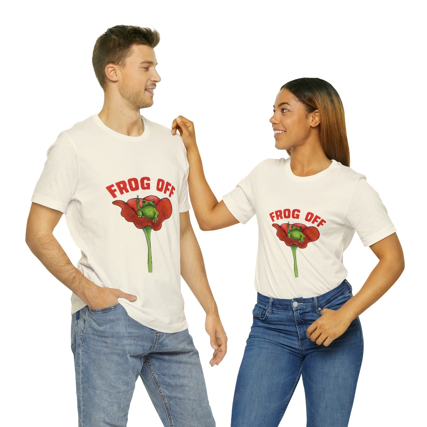 Cute Funny Frog Off T Shirt, funny Graphic Tee, Cute Funny Grumpy Frog, Frog Toad Aesthetic, Cute frogcore funny pun frog offf