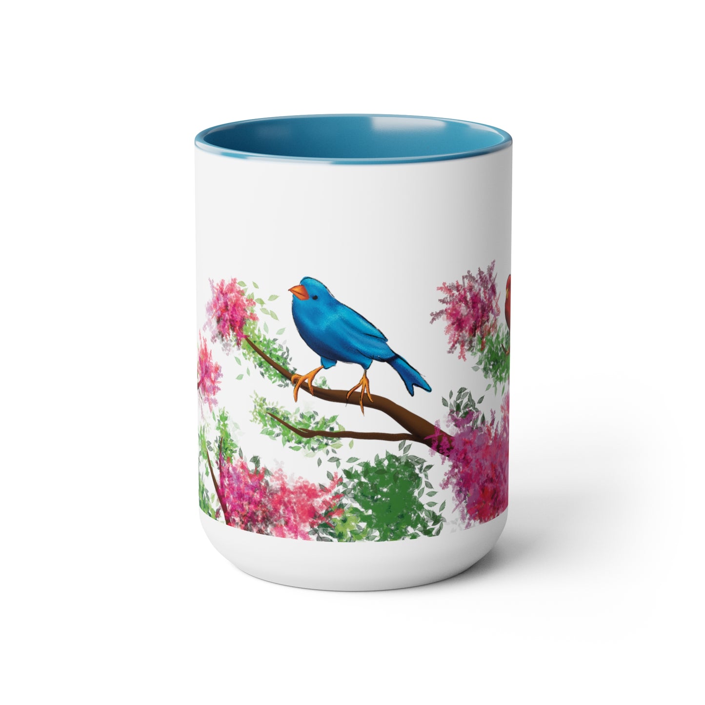 Colorful Birds and Flowers Mug
