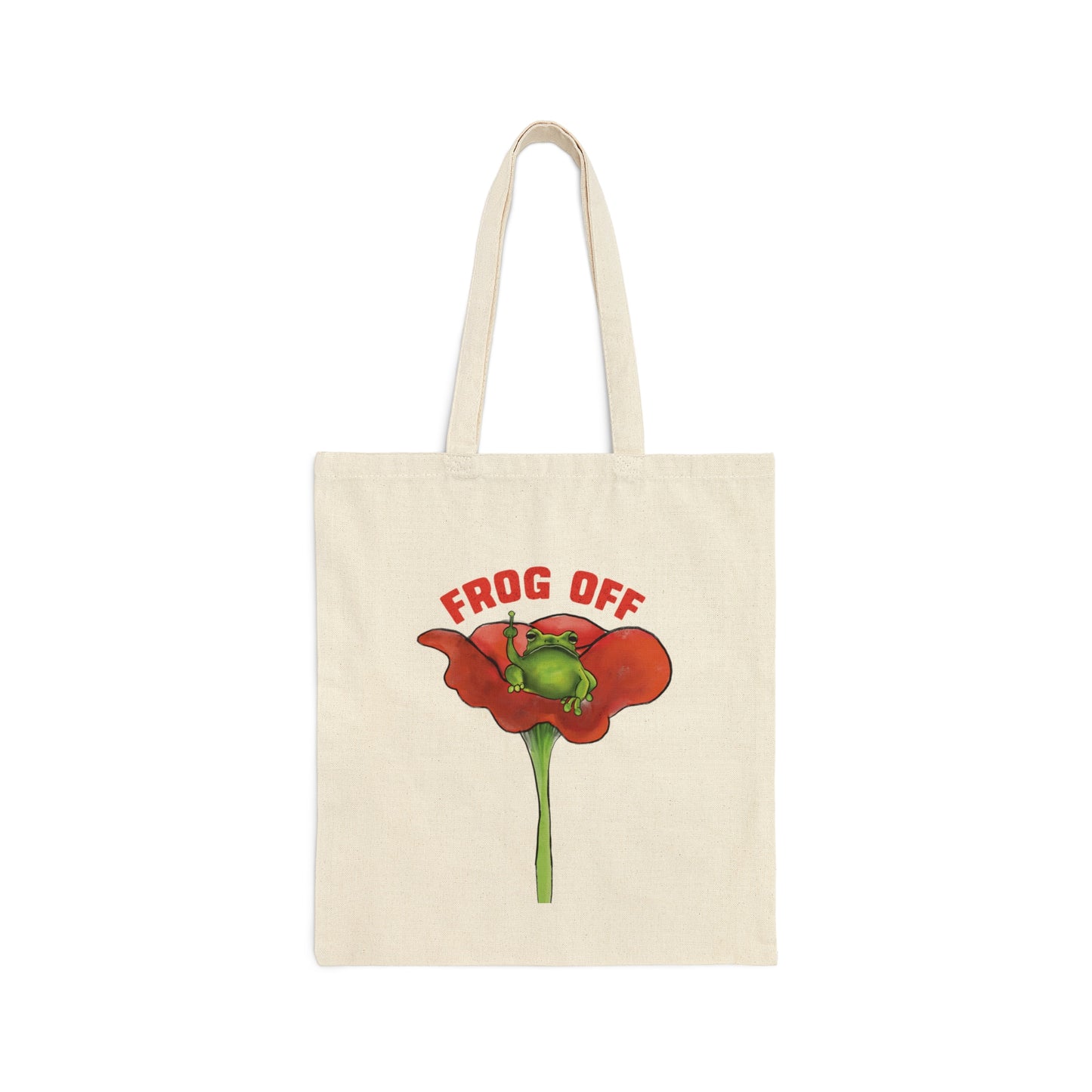 Cute funny Frog Tote bag, Cute frog lover tote bag, cotton canvas tote, funny frog off frog lover gift, cute frog products, frog tote