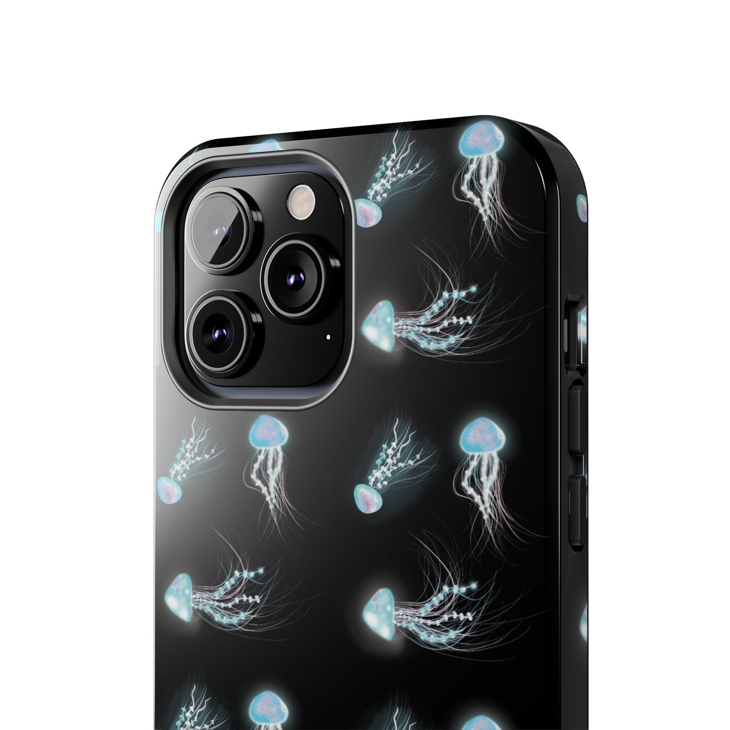 Bioluminescent Jellyfish Phone Case, Cool Trippy Psychedelic Phone Case, Glowing Jellyfish, Bioluminescent Art Cool Phone Case