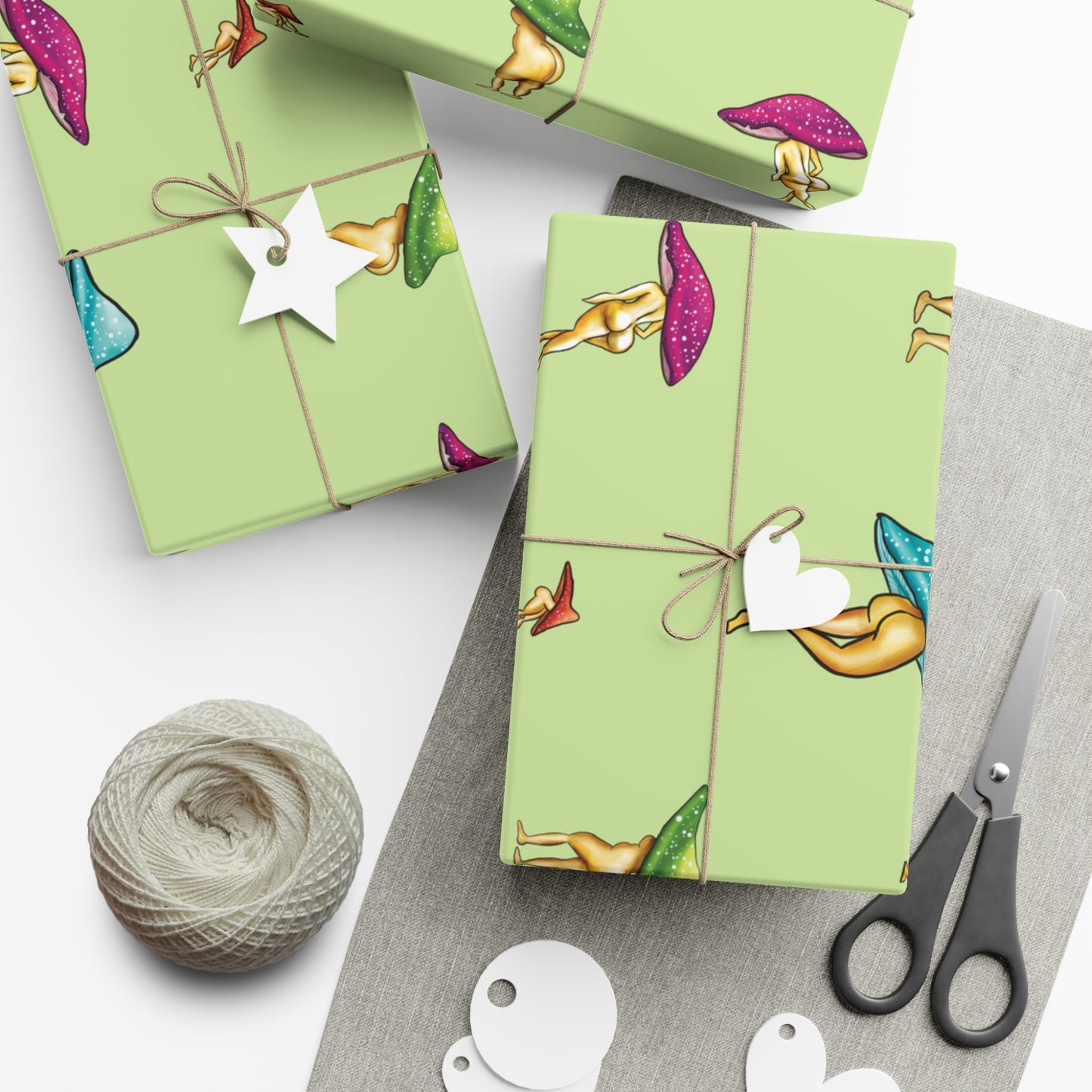 Shroom Lady Wrapping Paper