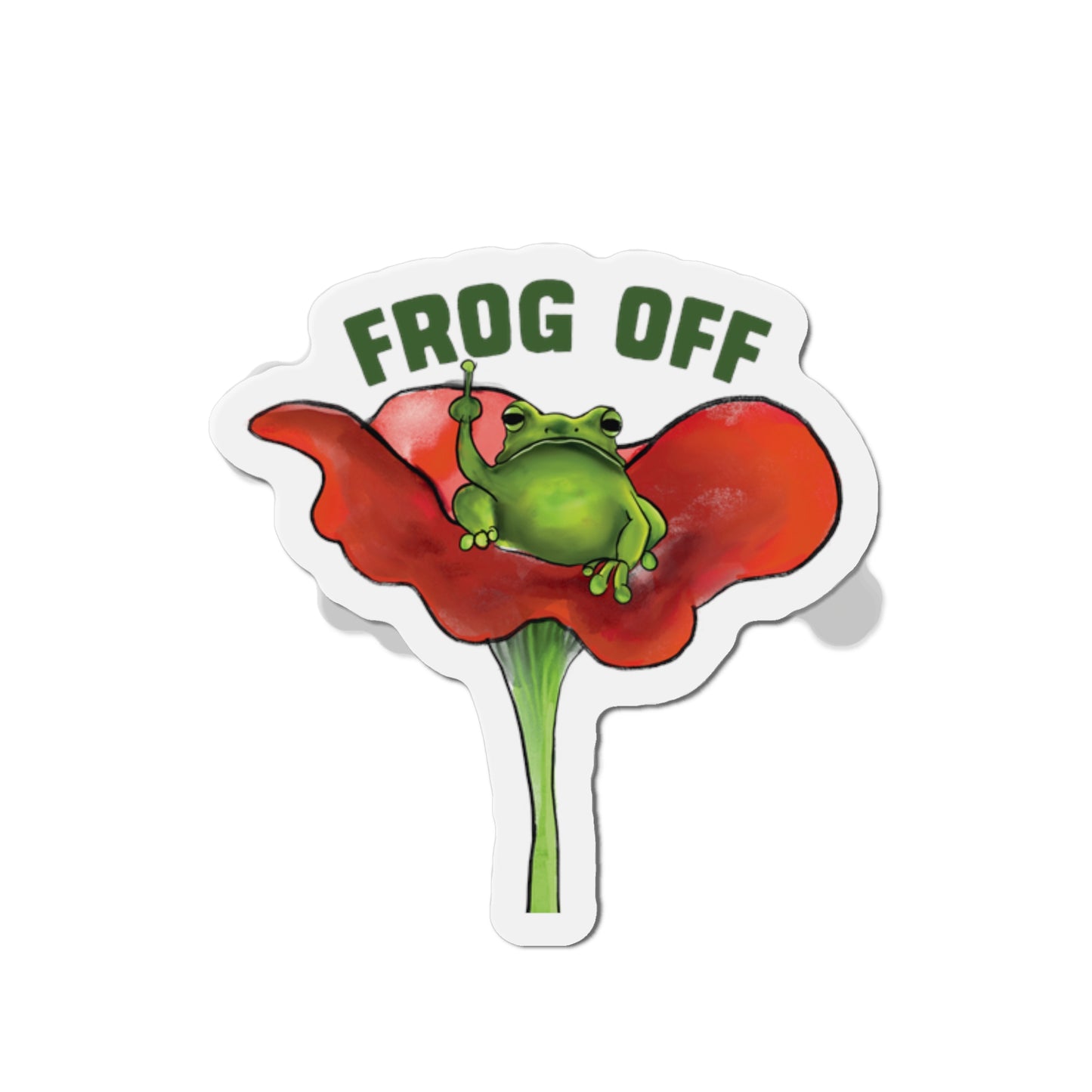 Frog Off Magnet