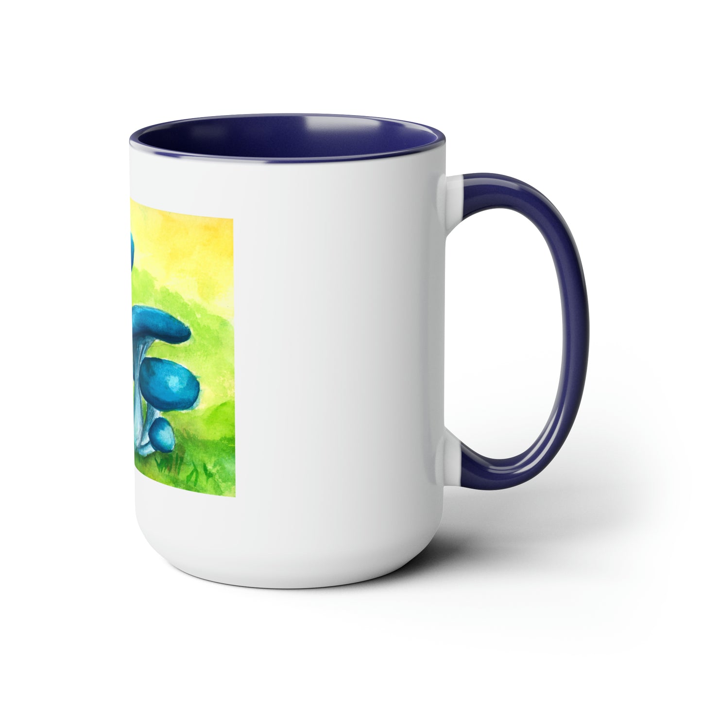 Two-Tone Coffee Mugs, 15oz