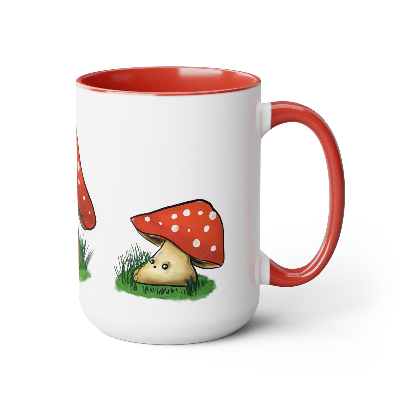 Cute Mushroom Mug 15oz