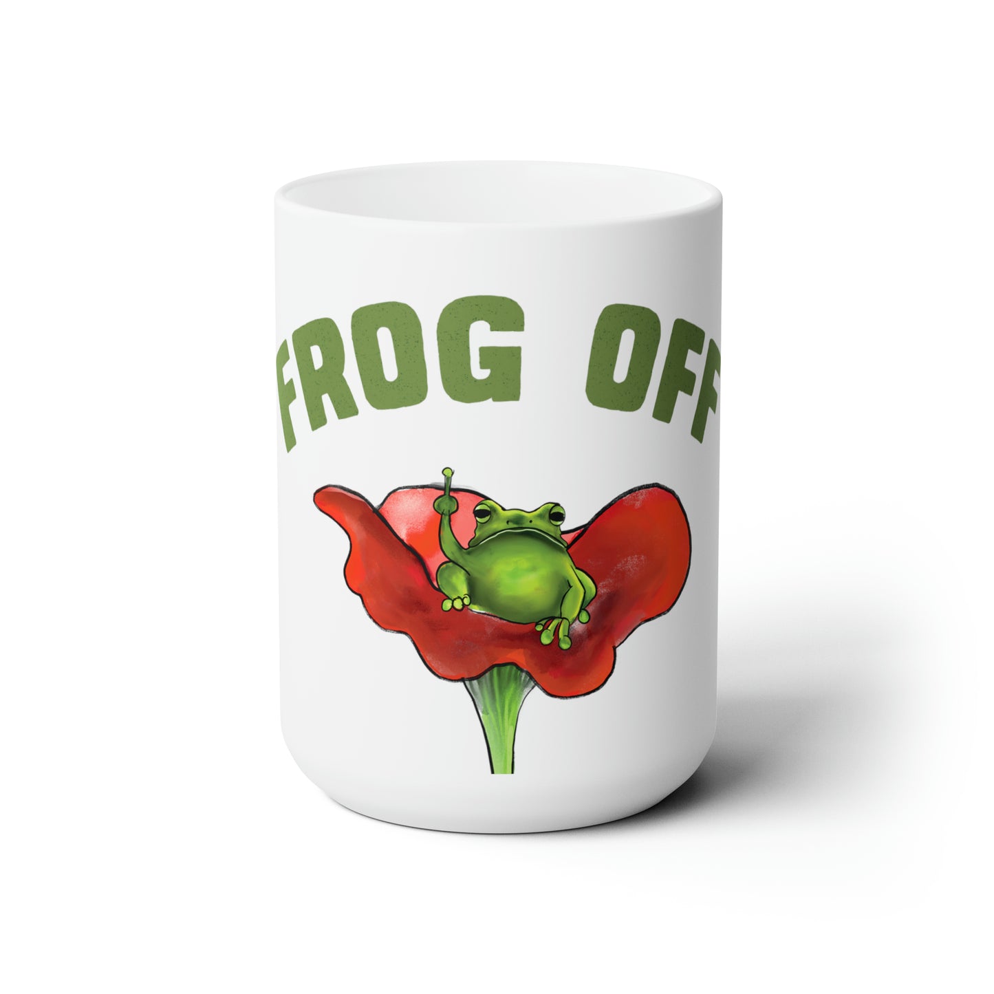 Frog Off Mug, 15 oz