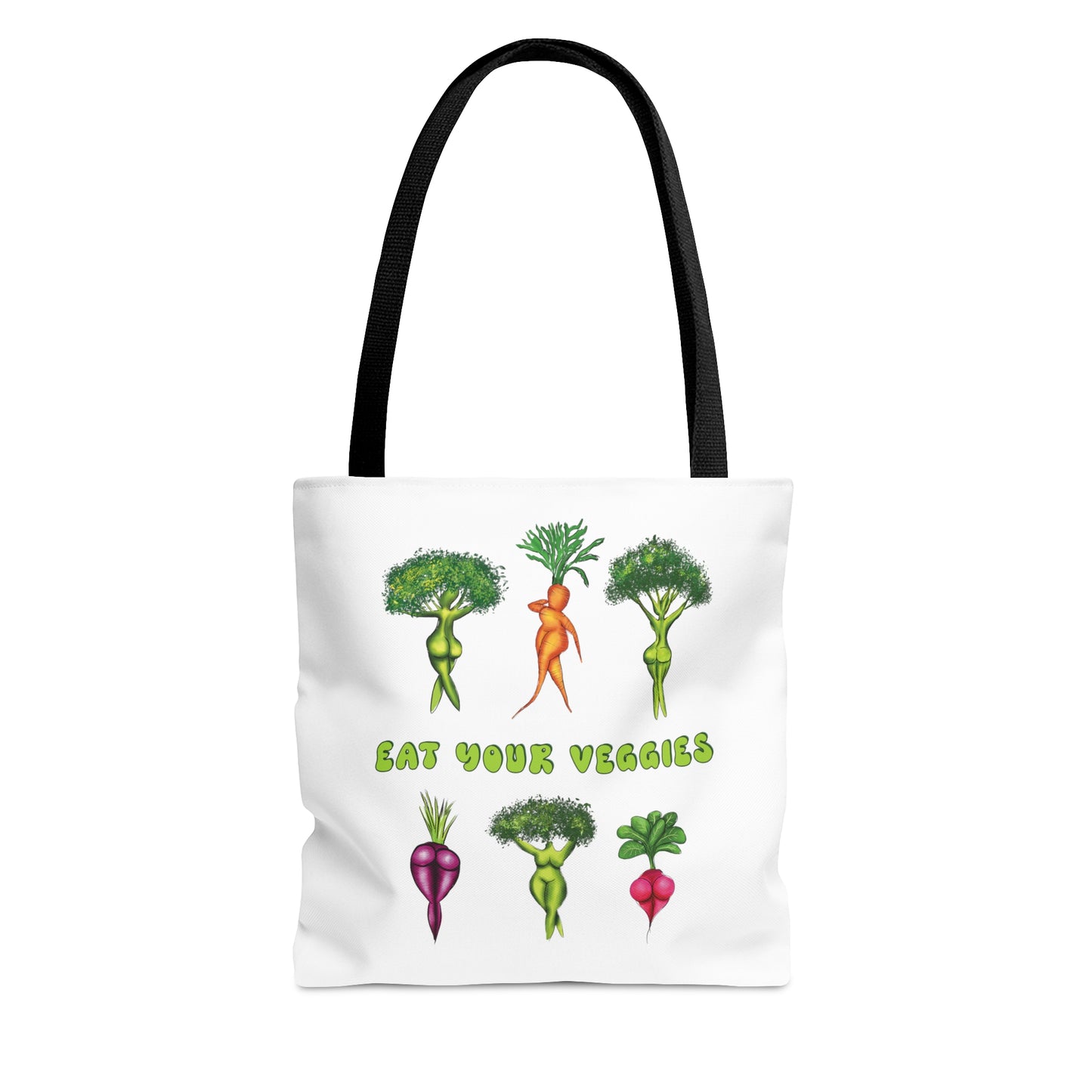 eat your veggies tote bag