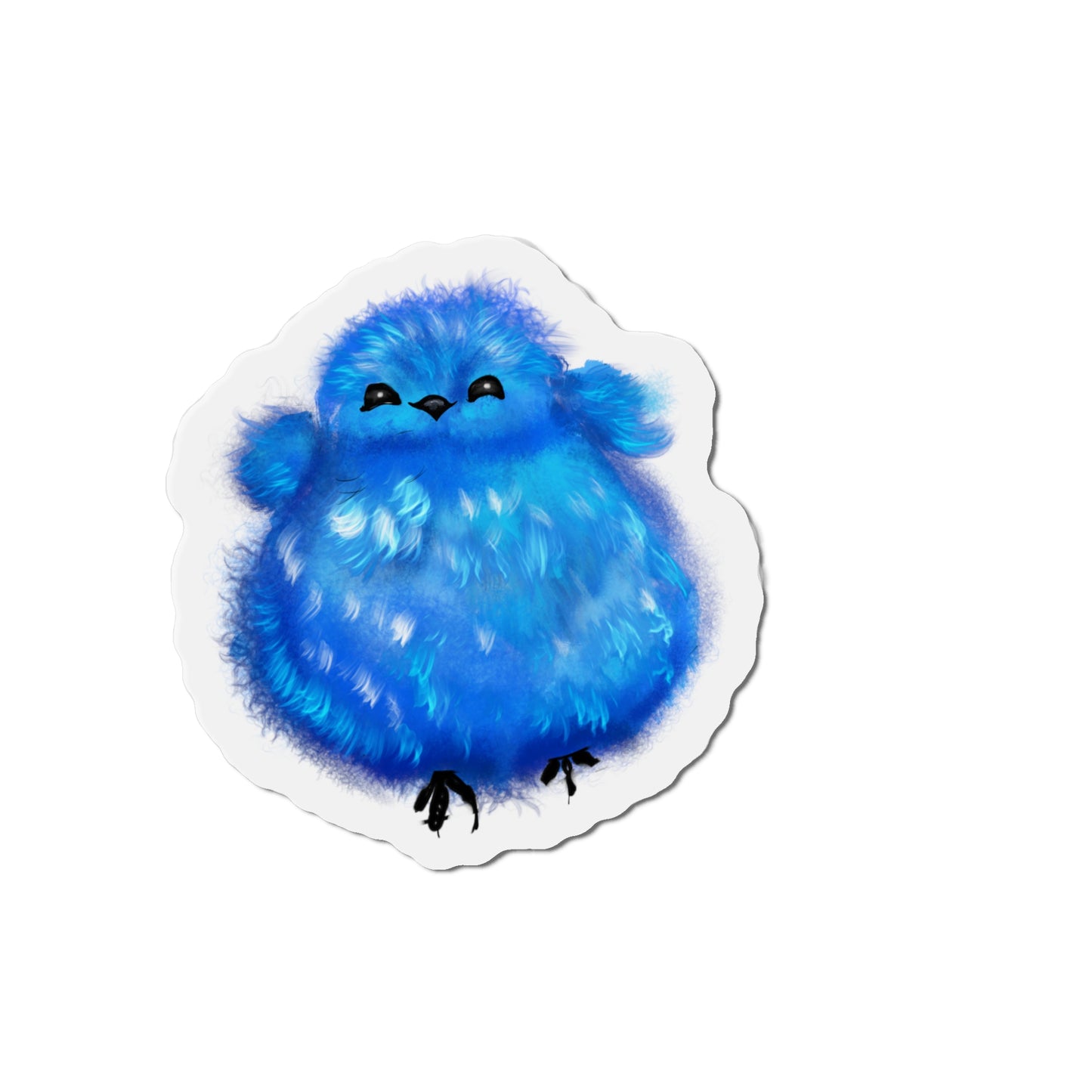 Baby Blue Bird Fridge Magnet