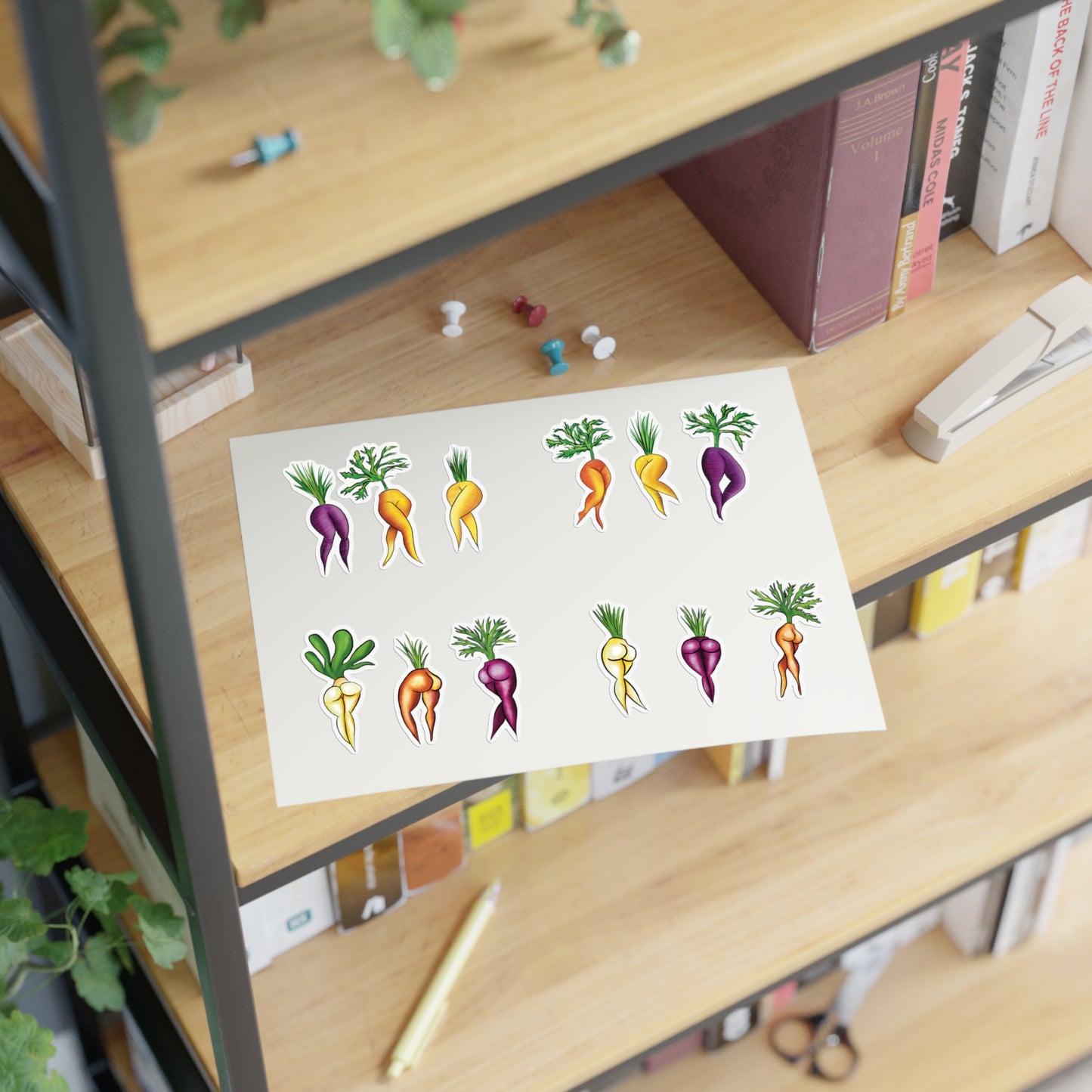 Sexy Veggies Sticker Sheets