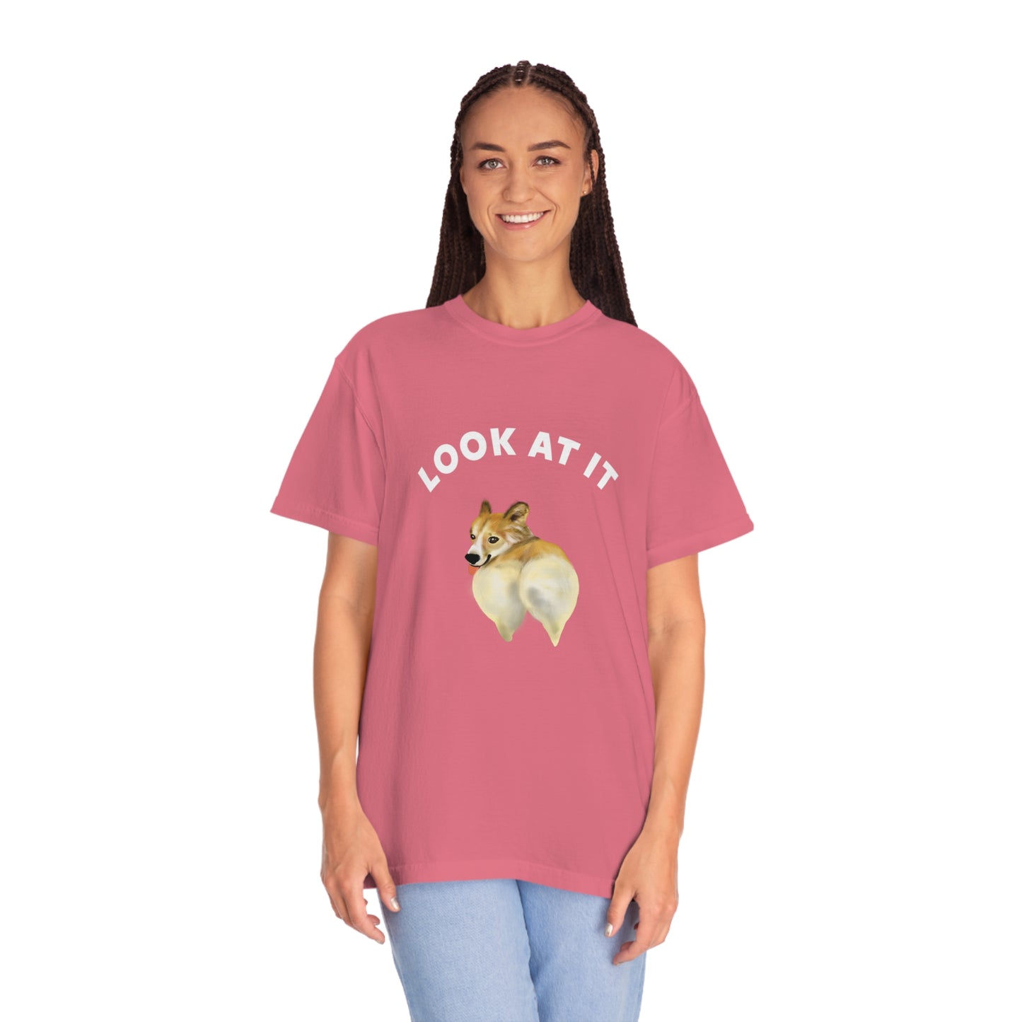 Corgi Butt T Shirt for corgi pet owner, Cute Funny Corgi Butt