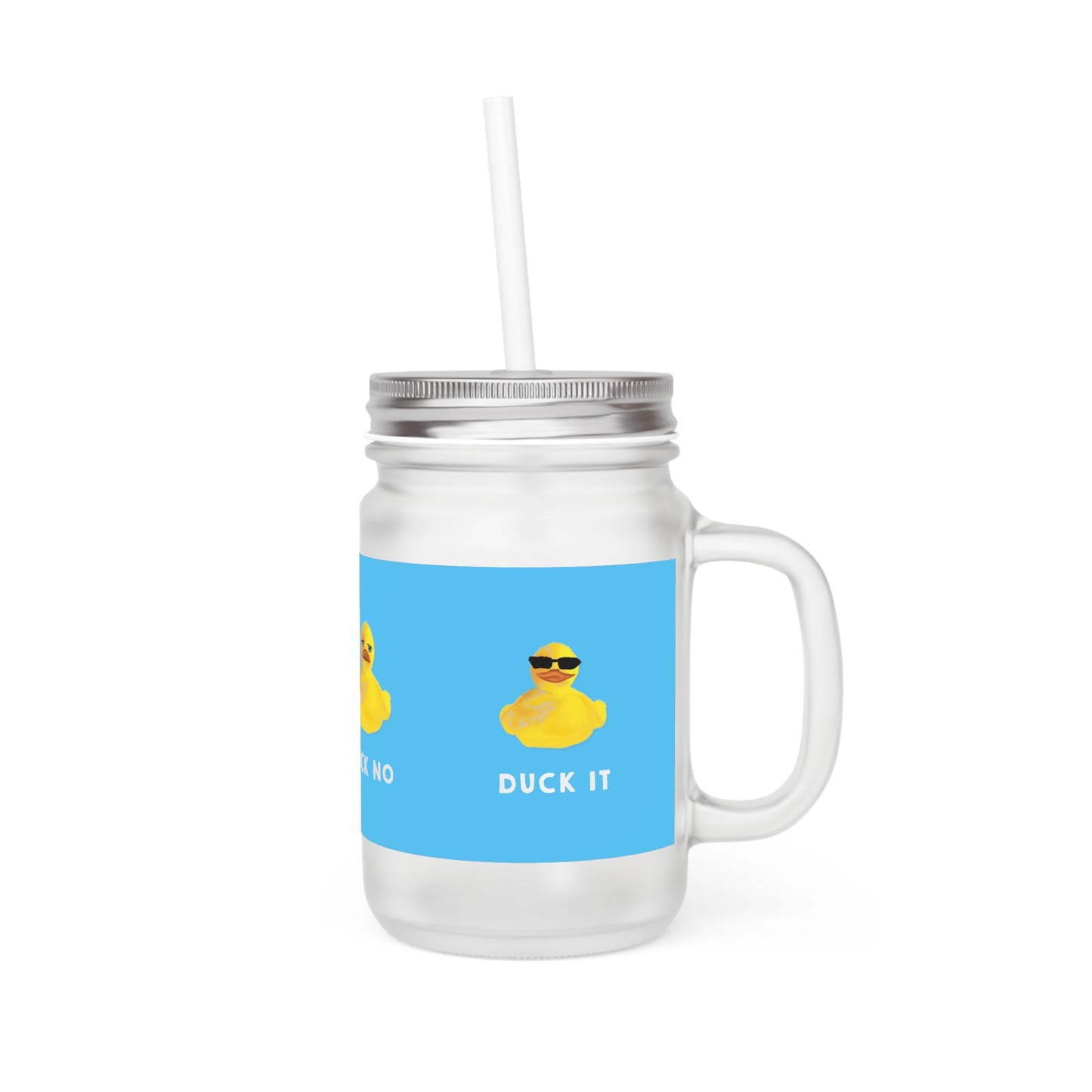 Duck it Mason Jar