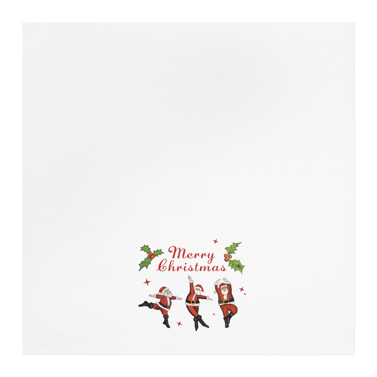 Dancing Santa Christmas Kitchen towel,