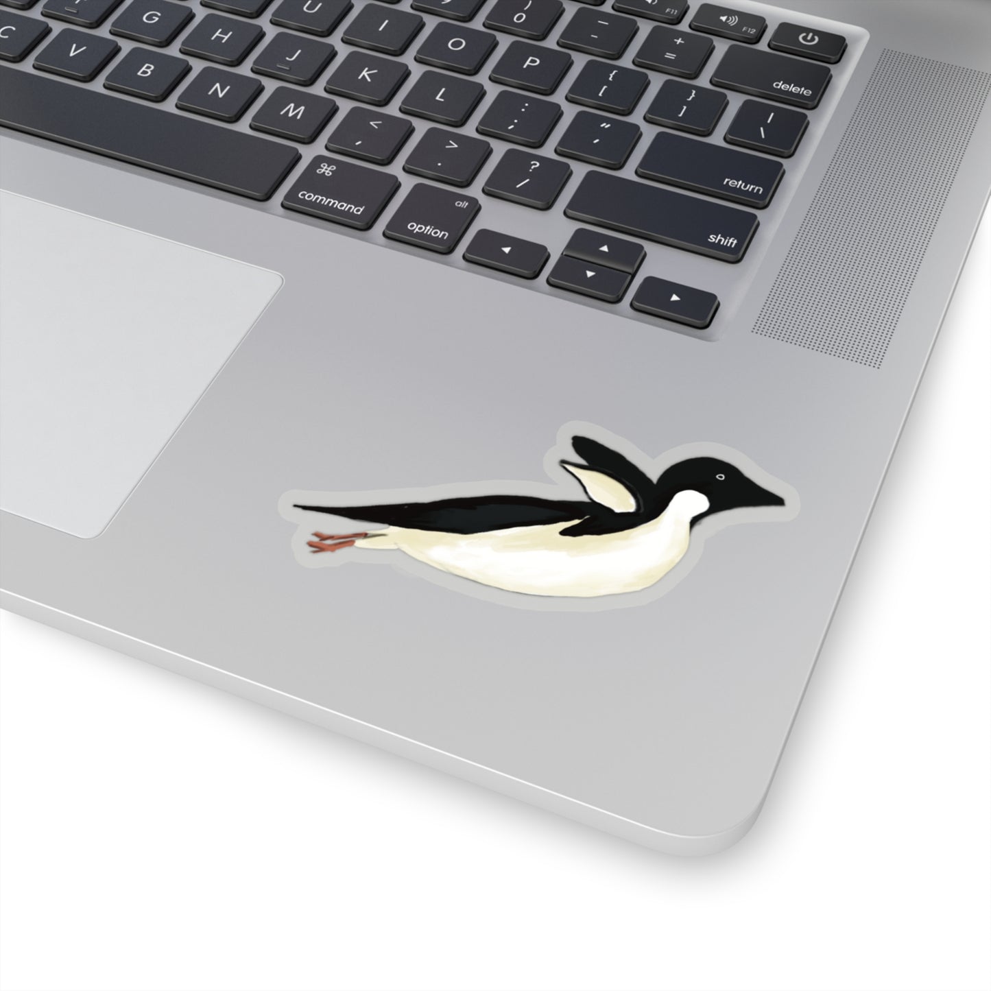 Jumping Penguin Sticker