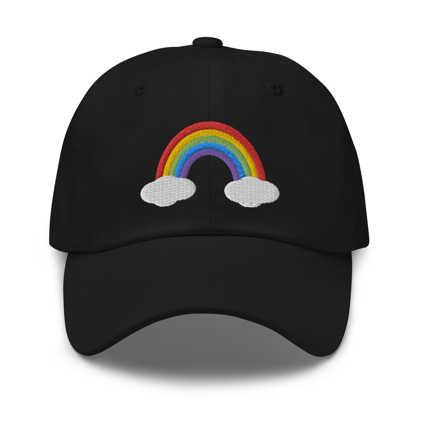 Embroidered Rainbow Hat