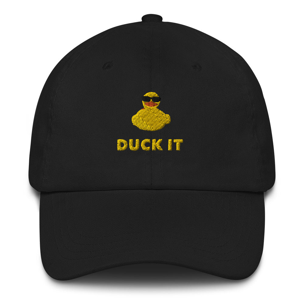 Funny Sarcastic Hat, Rubber duck Pun, Silly Duck It Pun Hat, Summer Hat, Cute Funny duck lover hat, Funny Duck It Pun Embroidered Hat