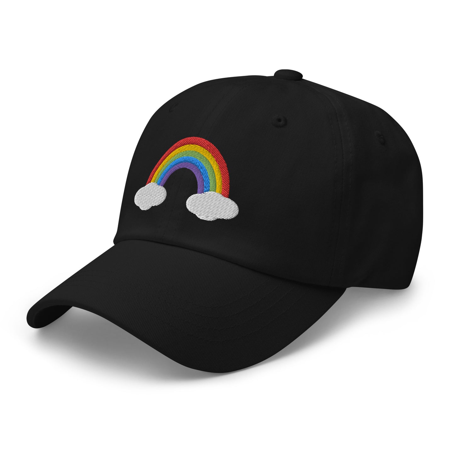 Embroidered Rainbow Hat