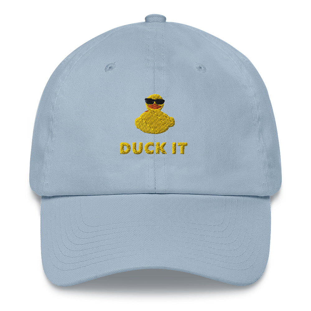 Funny Sarcastic Hat, Rubber duck Pun, Silly Duck It Pun Hat, Summer Hat, Cute Funny duck lover hat, Funny Duck It Pun Embroidered Hat