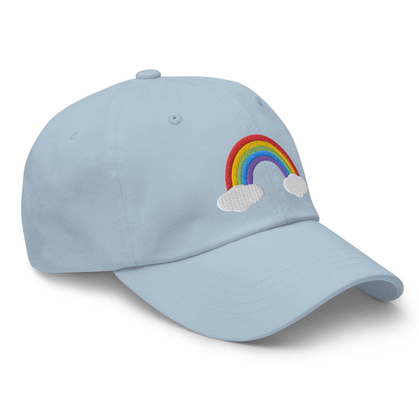 Embroidered Rainbow Hat