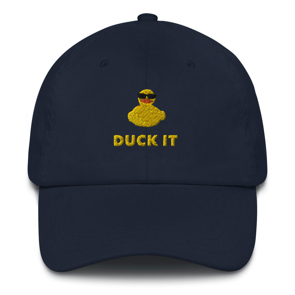 Funny Sarcastic Hat, Rubber duck Pun, Silly Duck It Pun Hat, Summer Hat, Cute Funny duck lover hat, Funny Duck It Pun Embroidered Hat