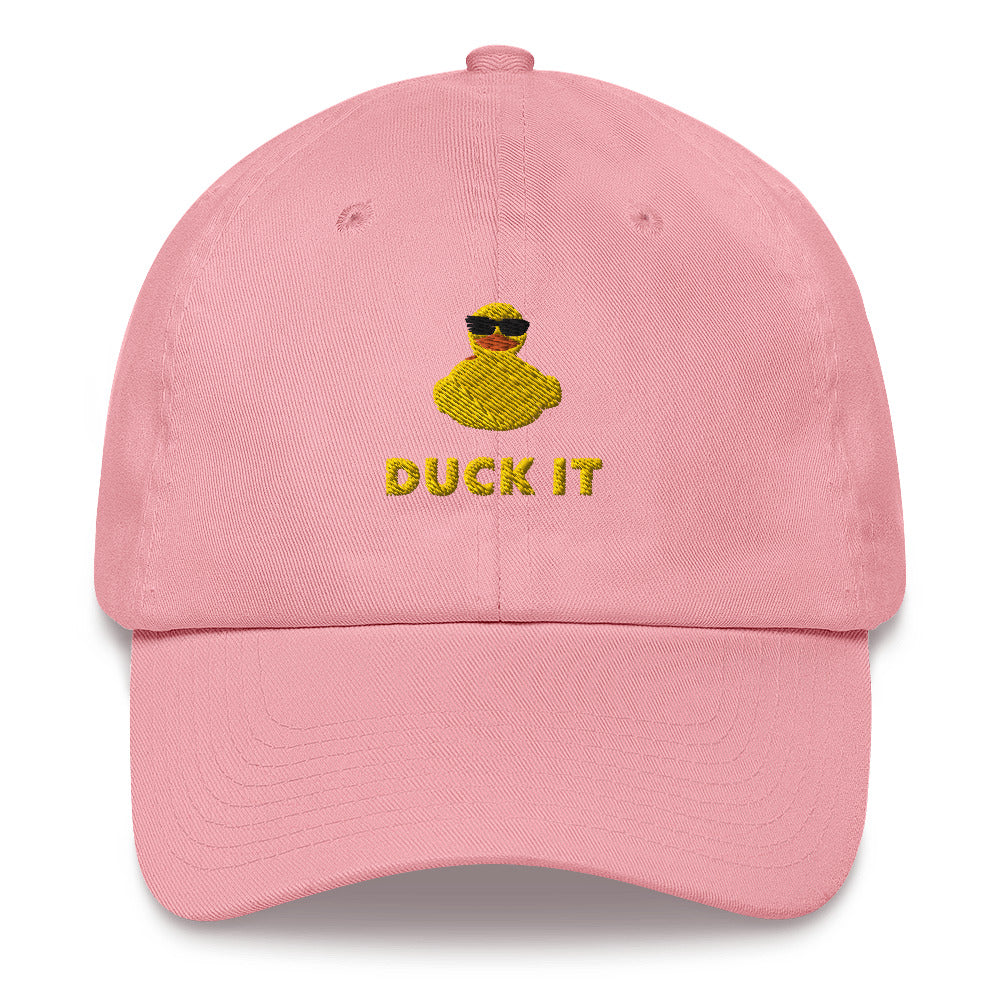 Funny Sarcastic Hat, Rubber duck Pun, Silly Duck It Pun Hat, Summer Hat, Cute Funny duck lover hat, Funny Duck It Pun Embroidered Hat