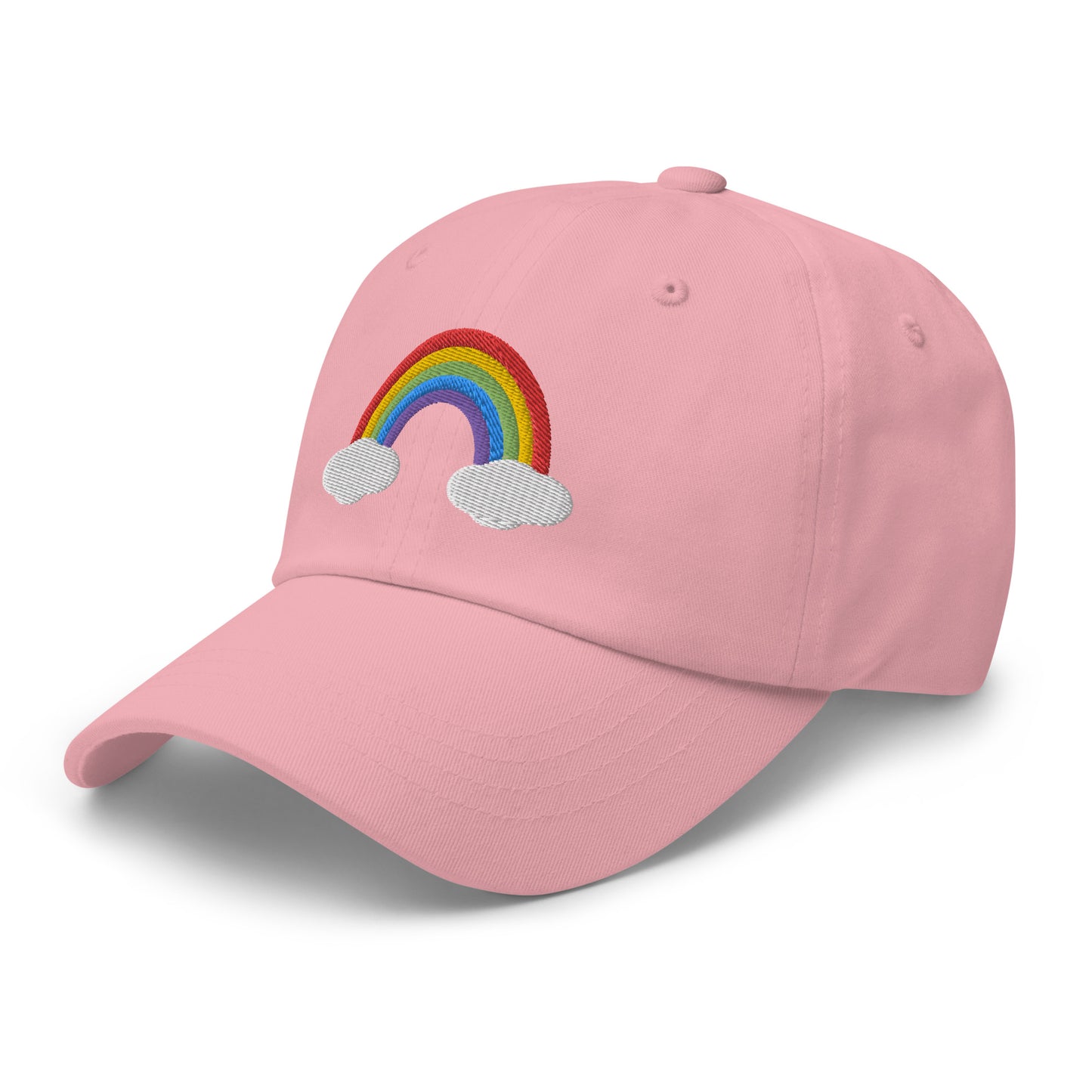 Embroidered Rainbow Hat