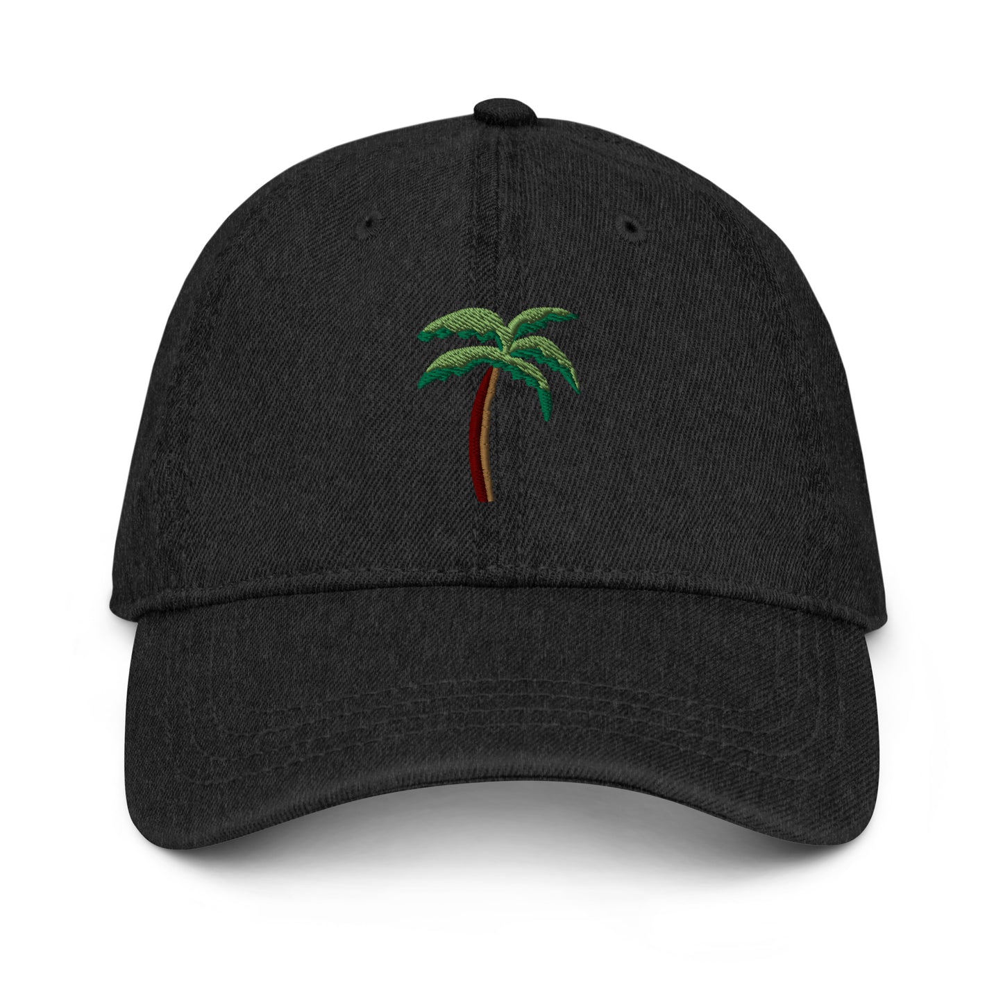 Embroidered Palm Tree Hat, Tropical palm tree hat, tree embroidery