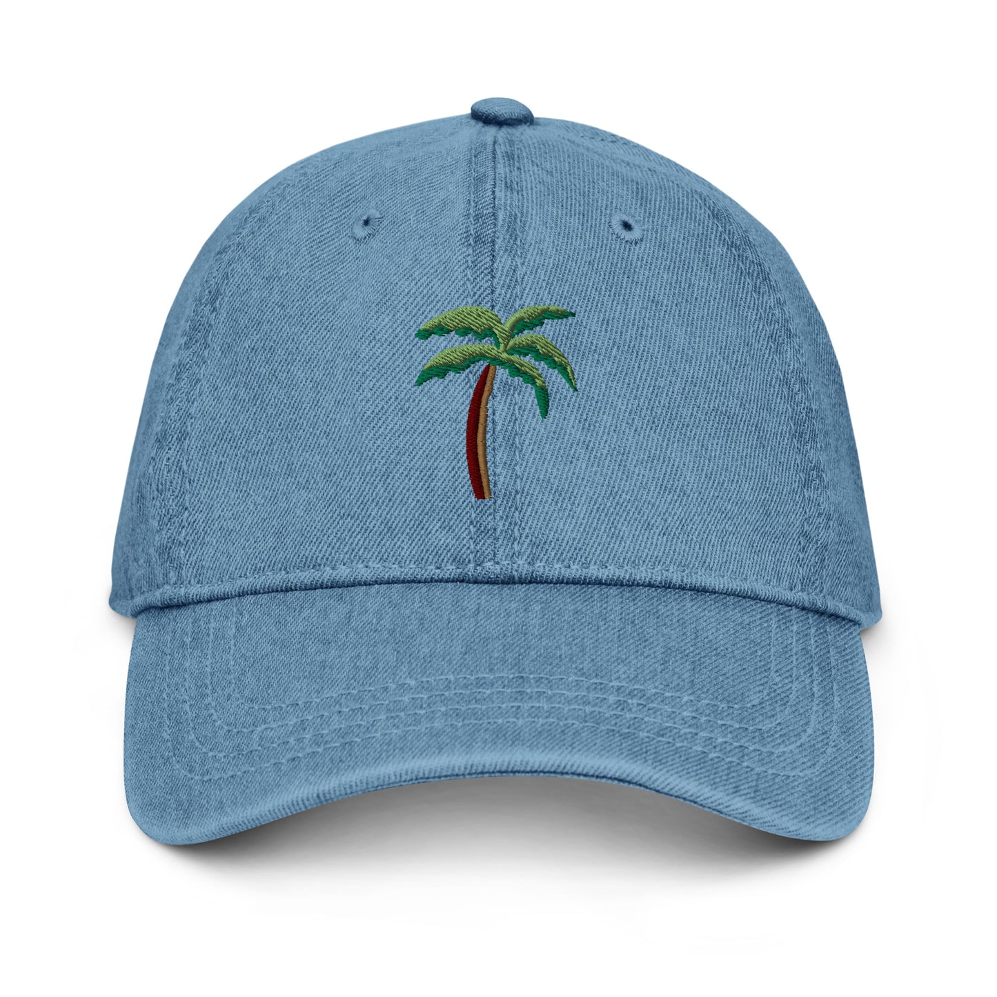 Embroidered Palm Tree Hat, Tropical palm tree hat, tree embroidery