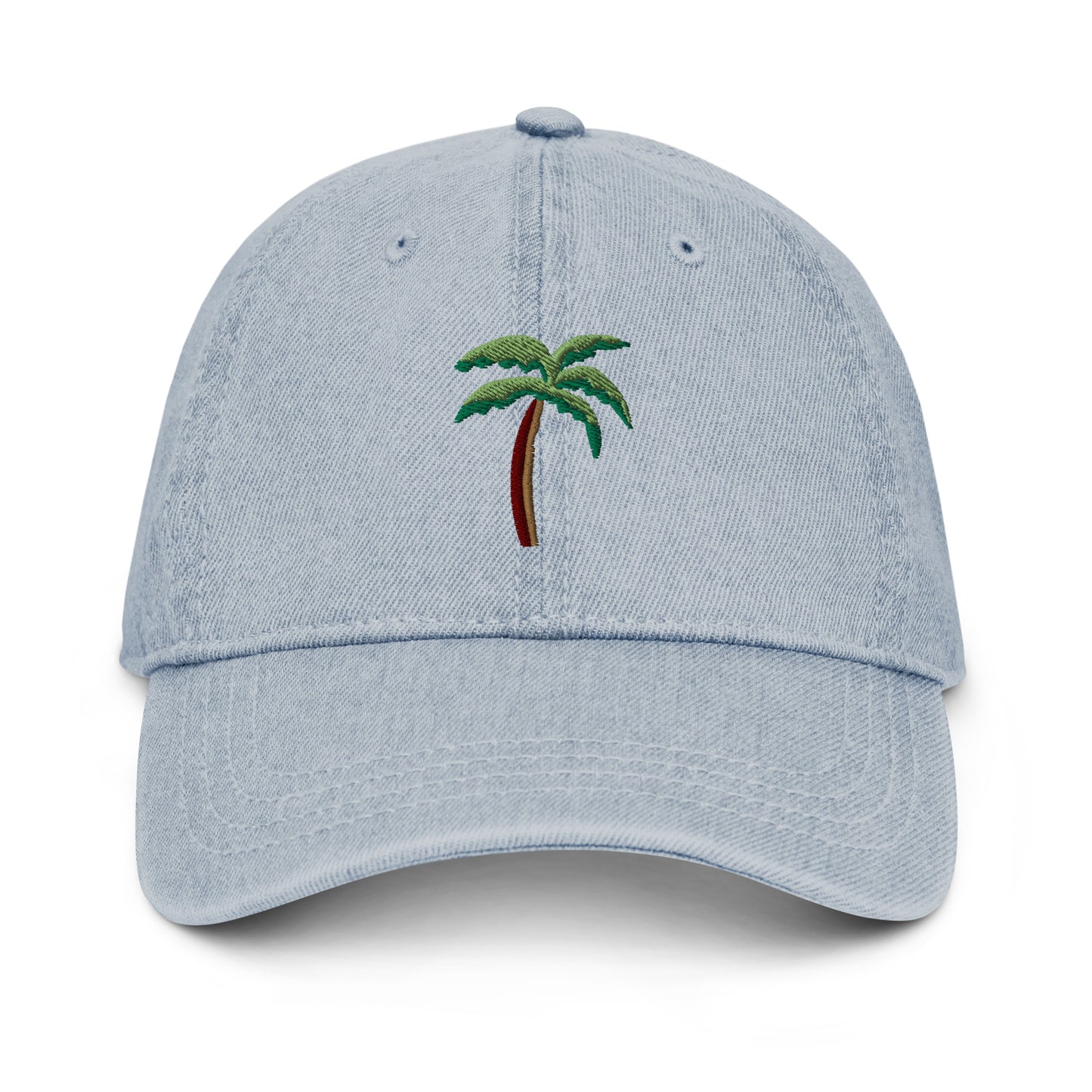 Embroidered Palm Tree Hat, Tropical palm tree hat, tree embroidery