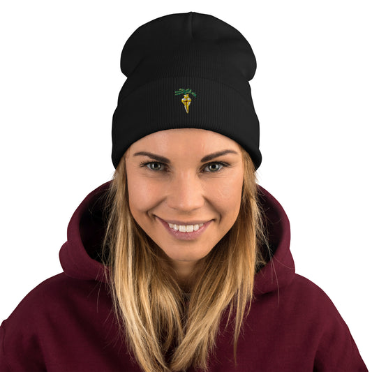 Carrot Ass Embroidered Beanie