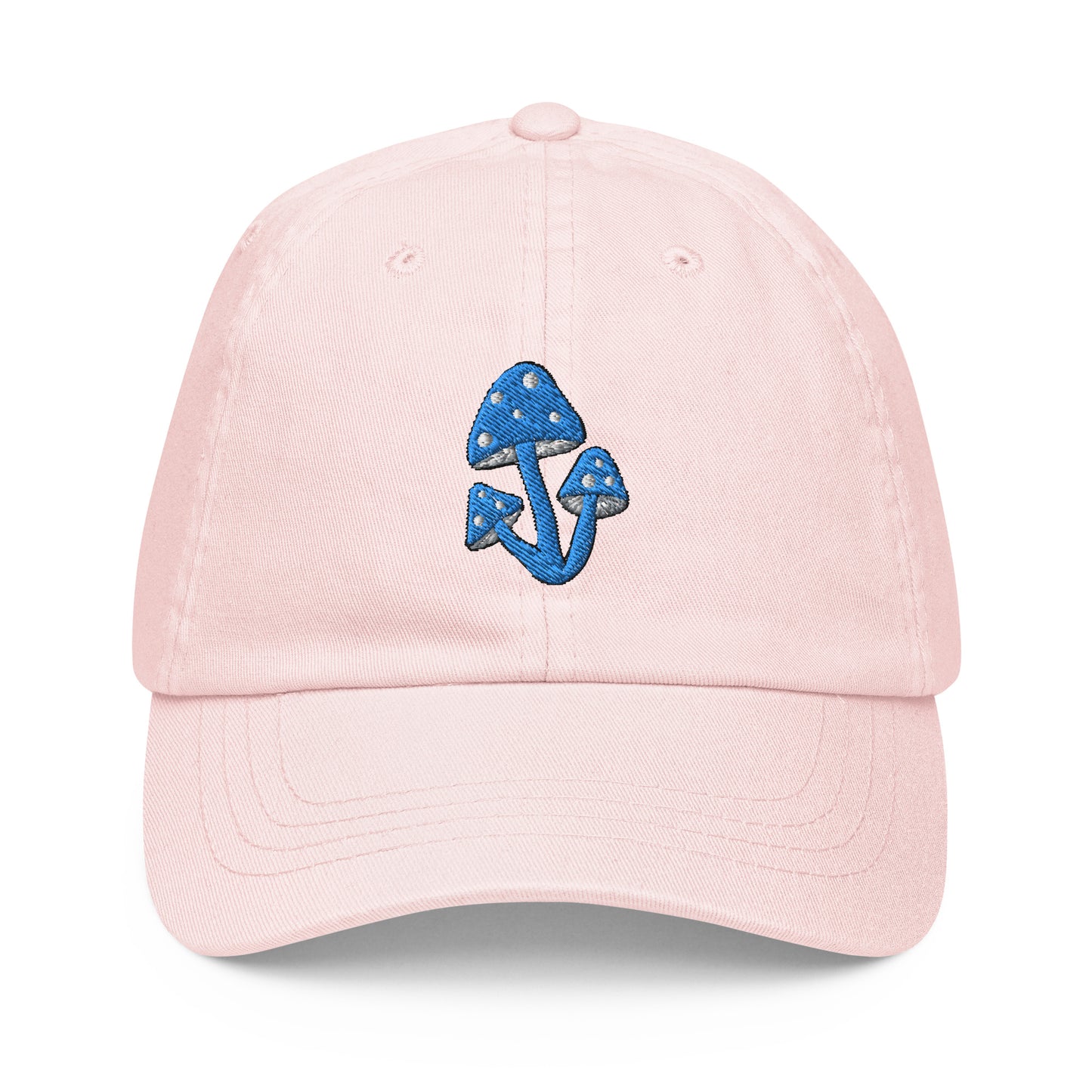 Embroidered Pastel Mushroom Hat