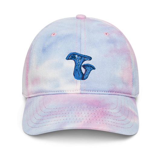 Embroidered Mushroom Tie Dye Hat