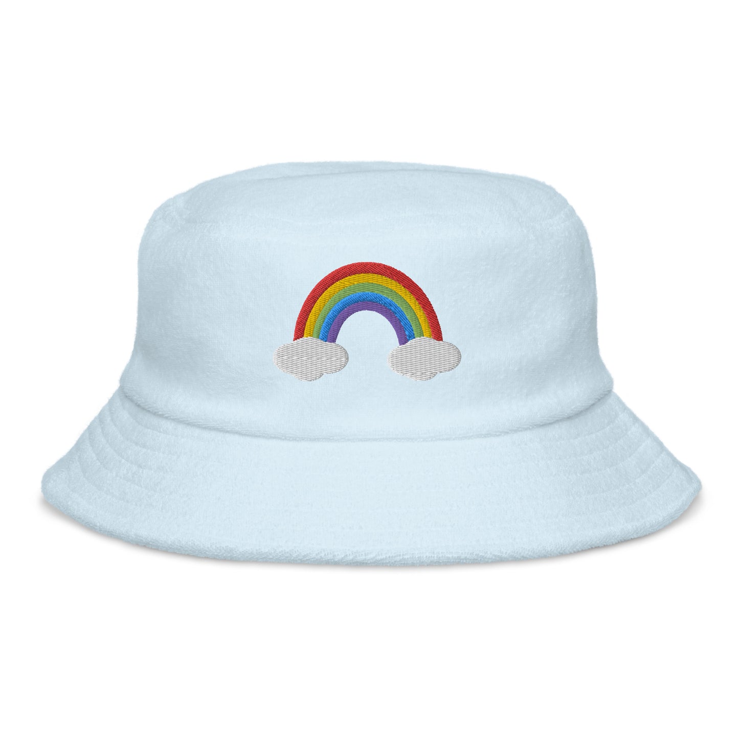 Rainbow Embroidered Bucket Hat