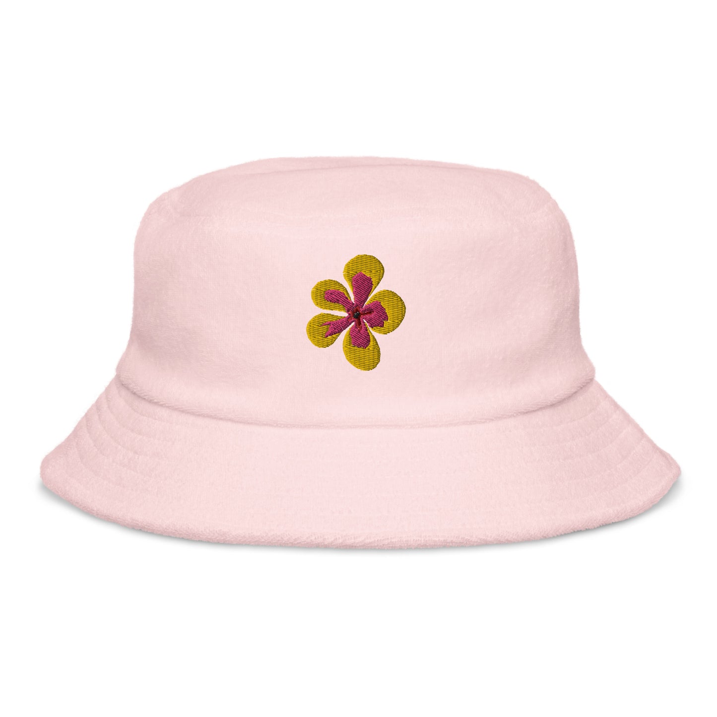 Embroidered Flower Bucket Hat, Summer Bucket hat fun cute flower lover bucket hat, pretty flower embroidery, gift for her